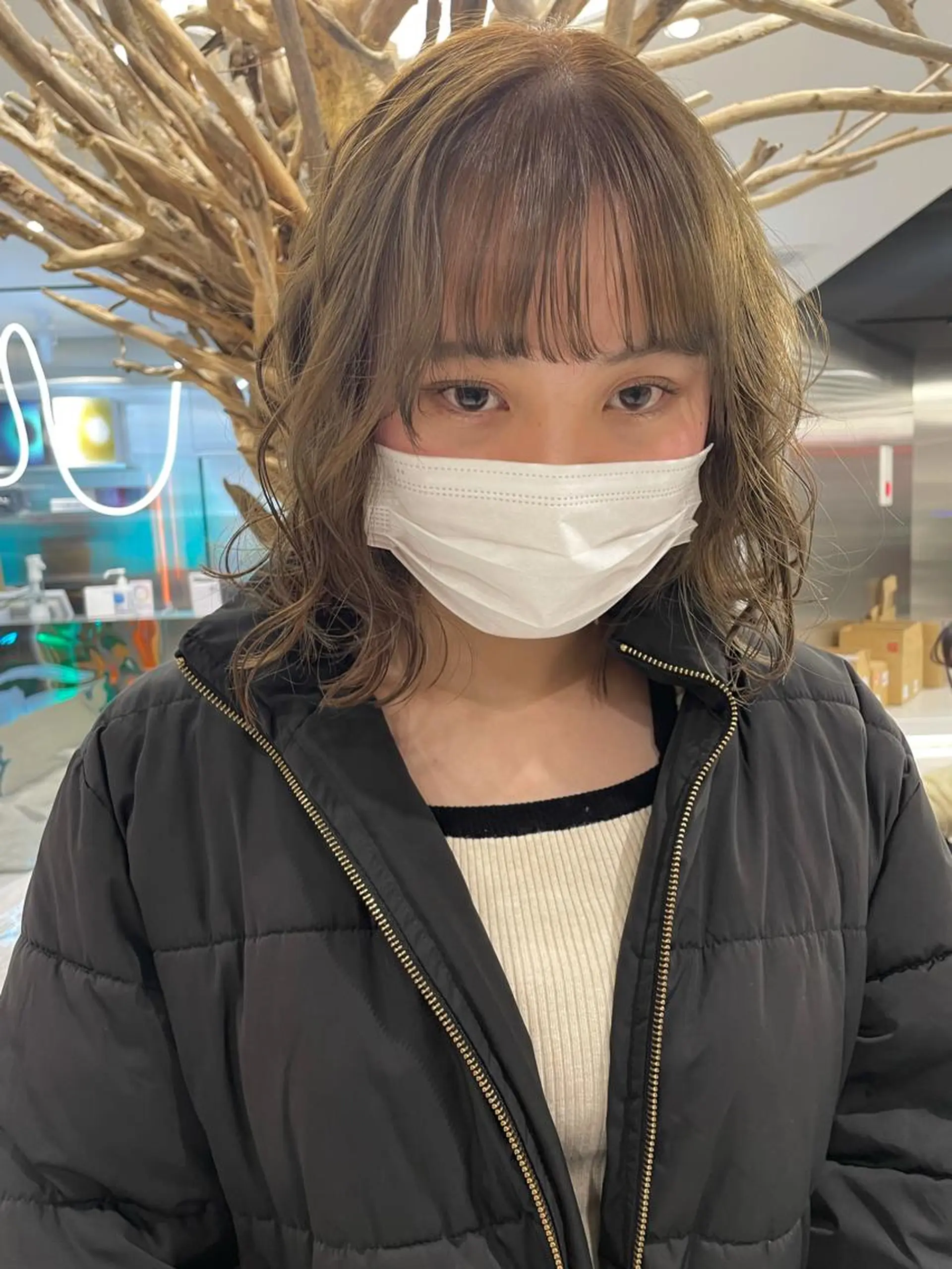 カラー 透明感カラー モモ 🍑のマツエク・マツパデザイン