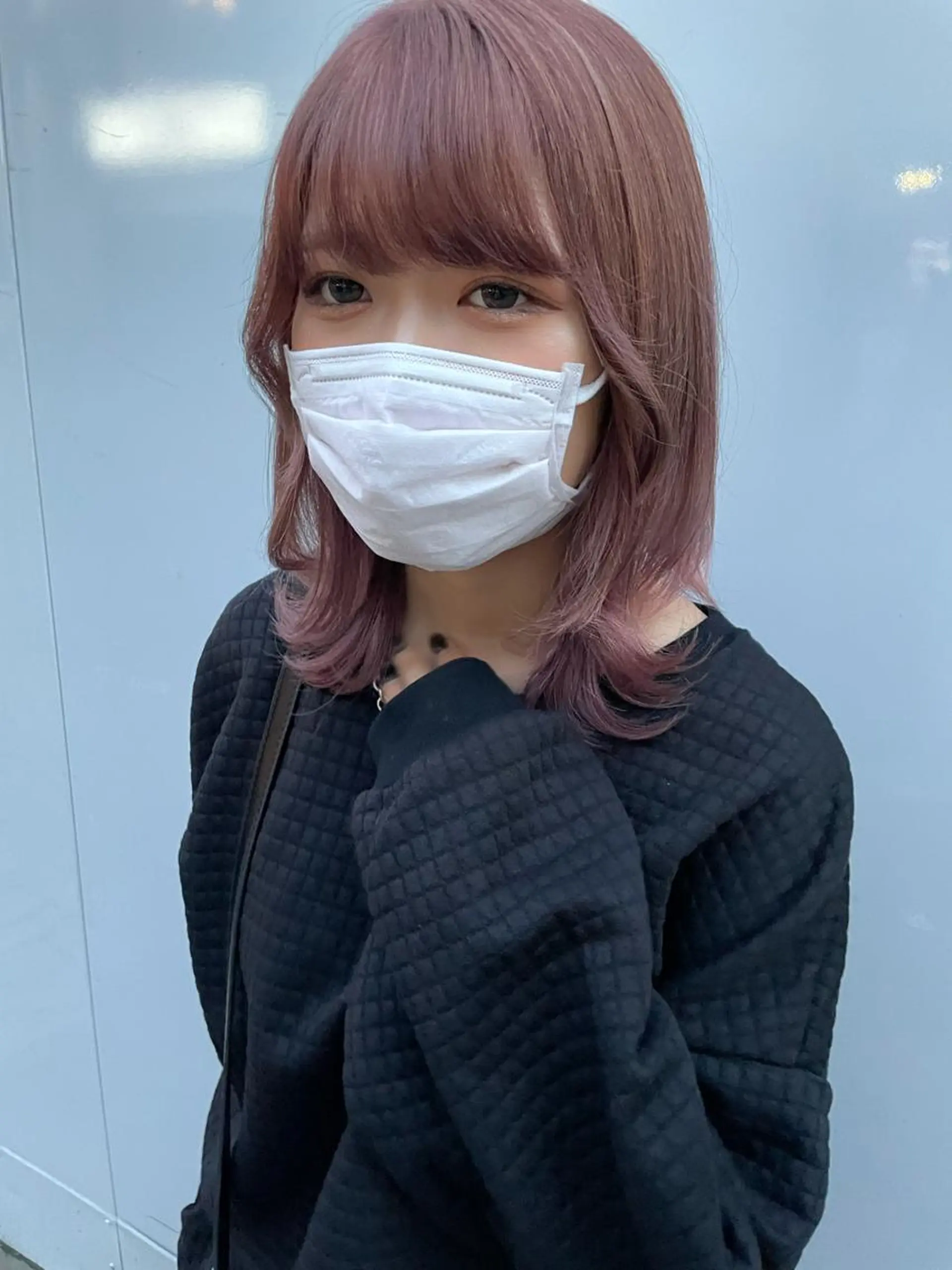 ミディアム カラー 岩戸 新のヘアスタイル