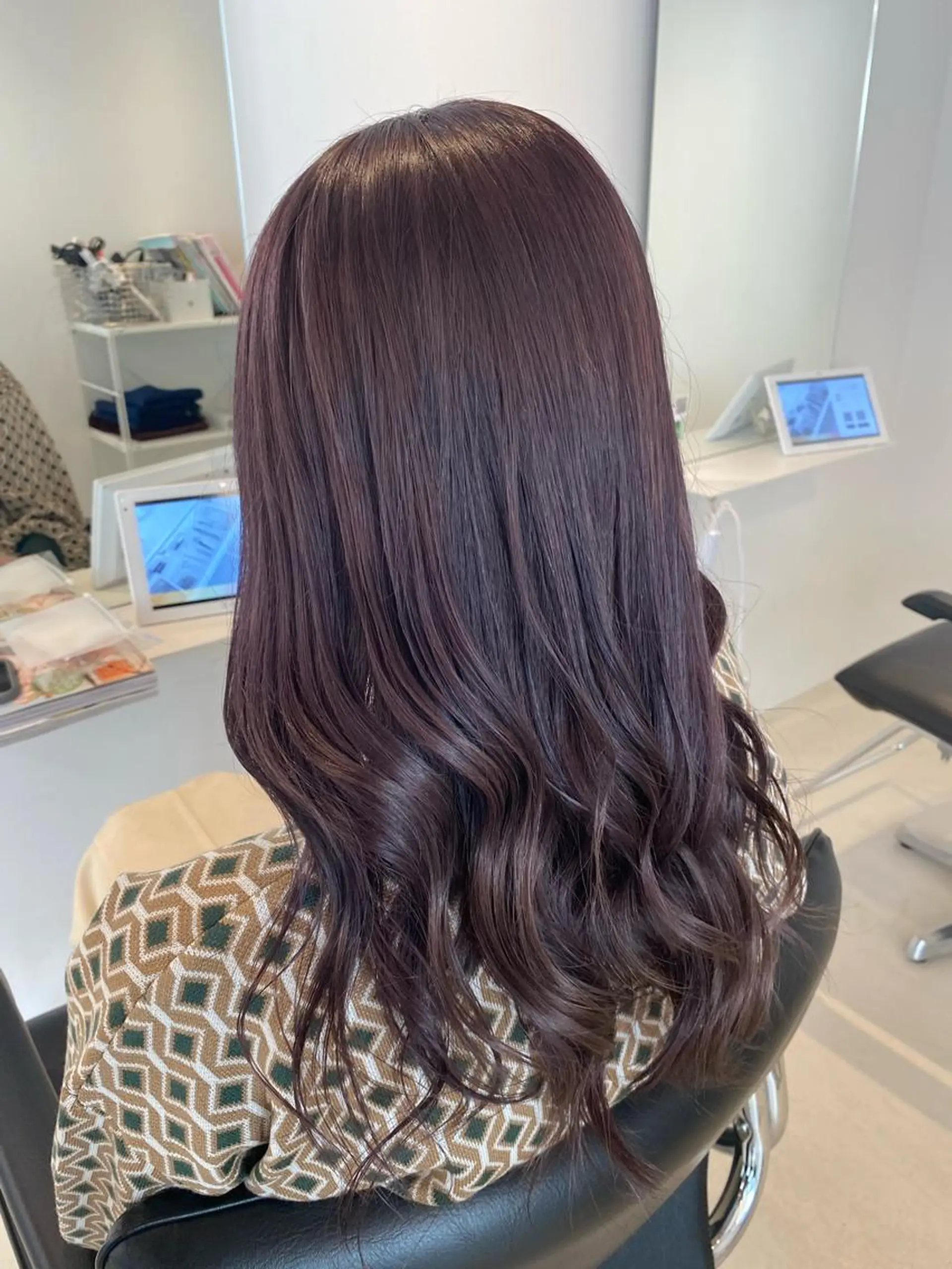 セミロング カラー ヘアアレンジ アッシュ ブリーチ ラベンダーカラー ラベンダーアッシュ カット ヘアカラー トリートメント Eleanor池袋東口2nd所属・池袋/韓国レイヤー 💗🐇amiのヘアスタイル
