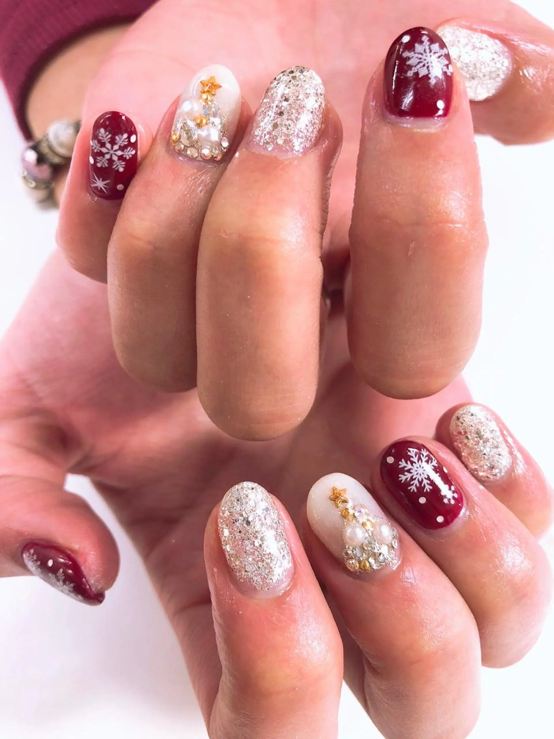 ネイル 冬ネイル クリスマス Lokahi NAILのネイルデザイン