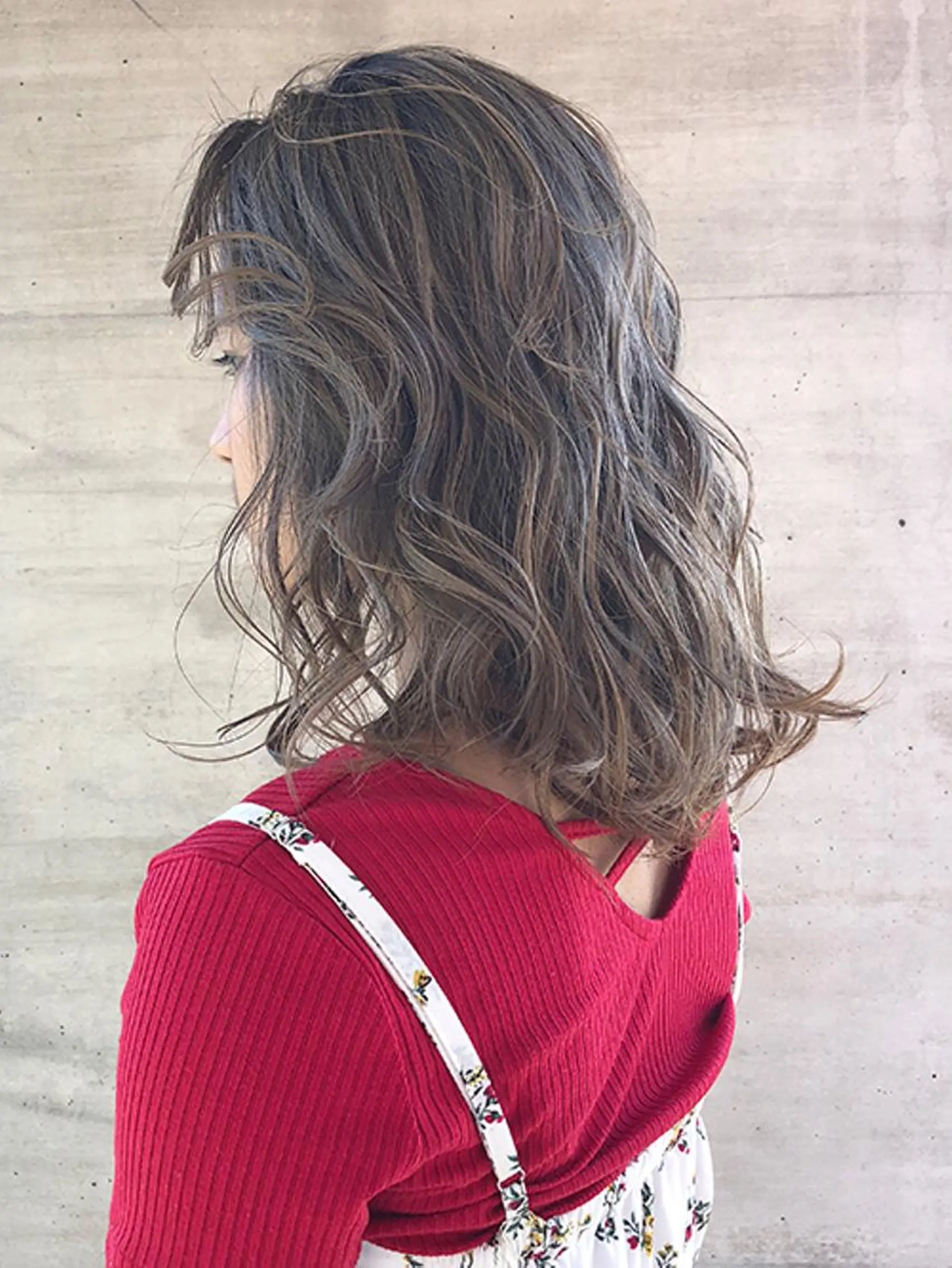 セミロング カラー カット ヘアカラー 【髪質改善×カラー】 QUALIS沓掛貴浩のヘアスタイル