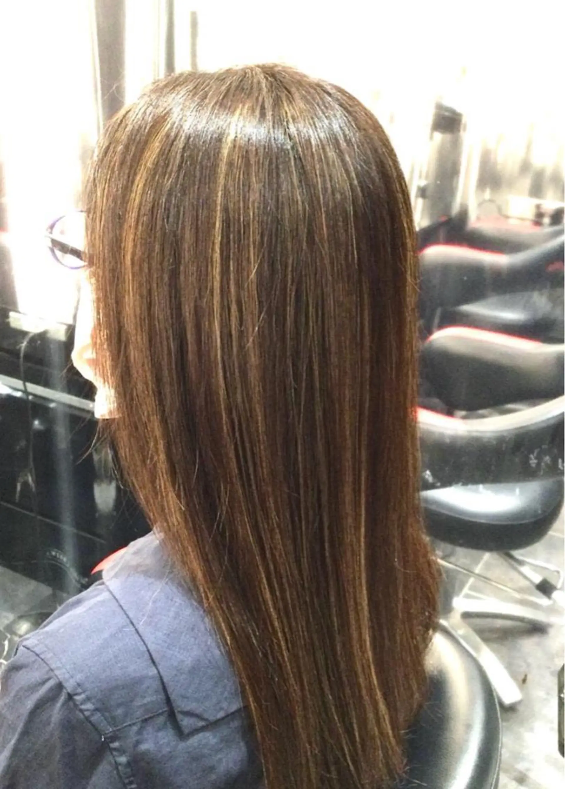 ロング カラー Annon プライベートサロンのヘアスタイル