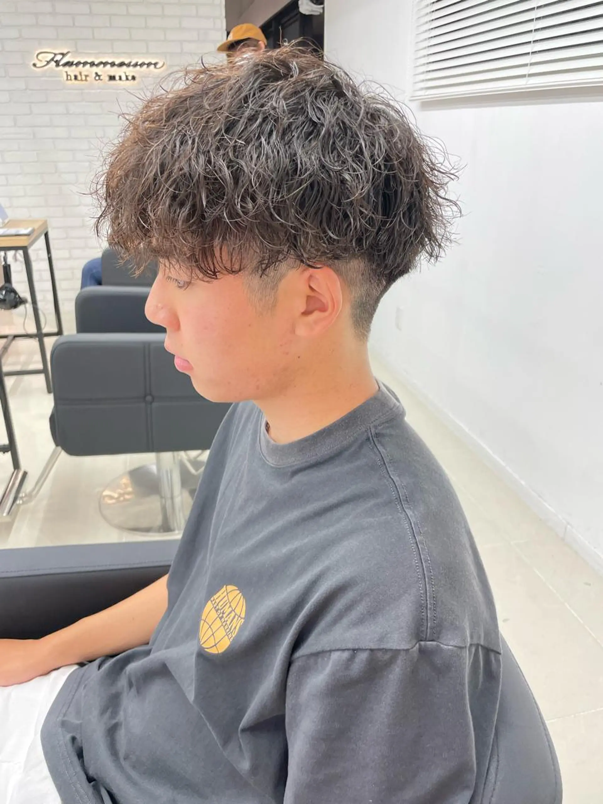 ショート パーマ ヘアアレンジ メンズ 🔥メンズ特化🔥 木村 祐太のヘアスタイル