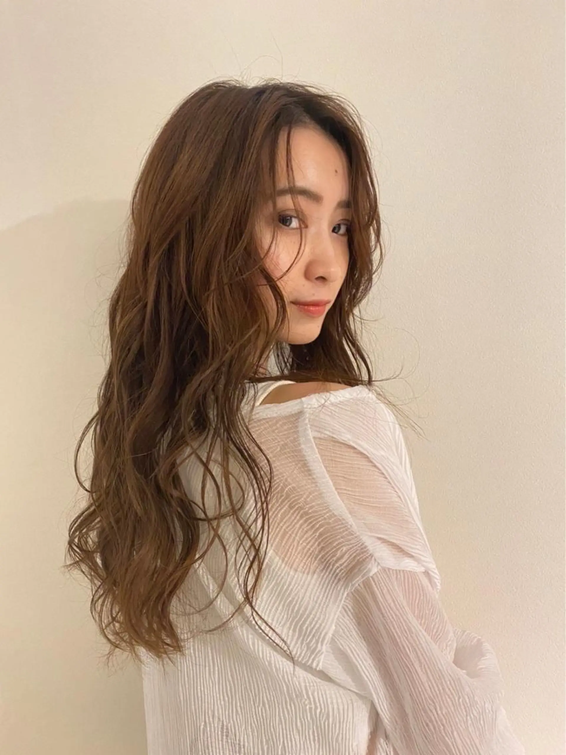 ロング カラー カット トリートメント ヘッドスパ 韓国/色気/レイヤー /avance天王寺のヘアスタイル