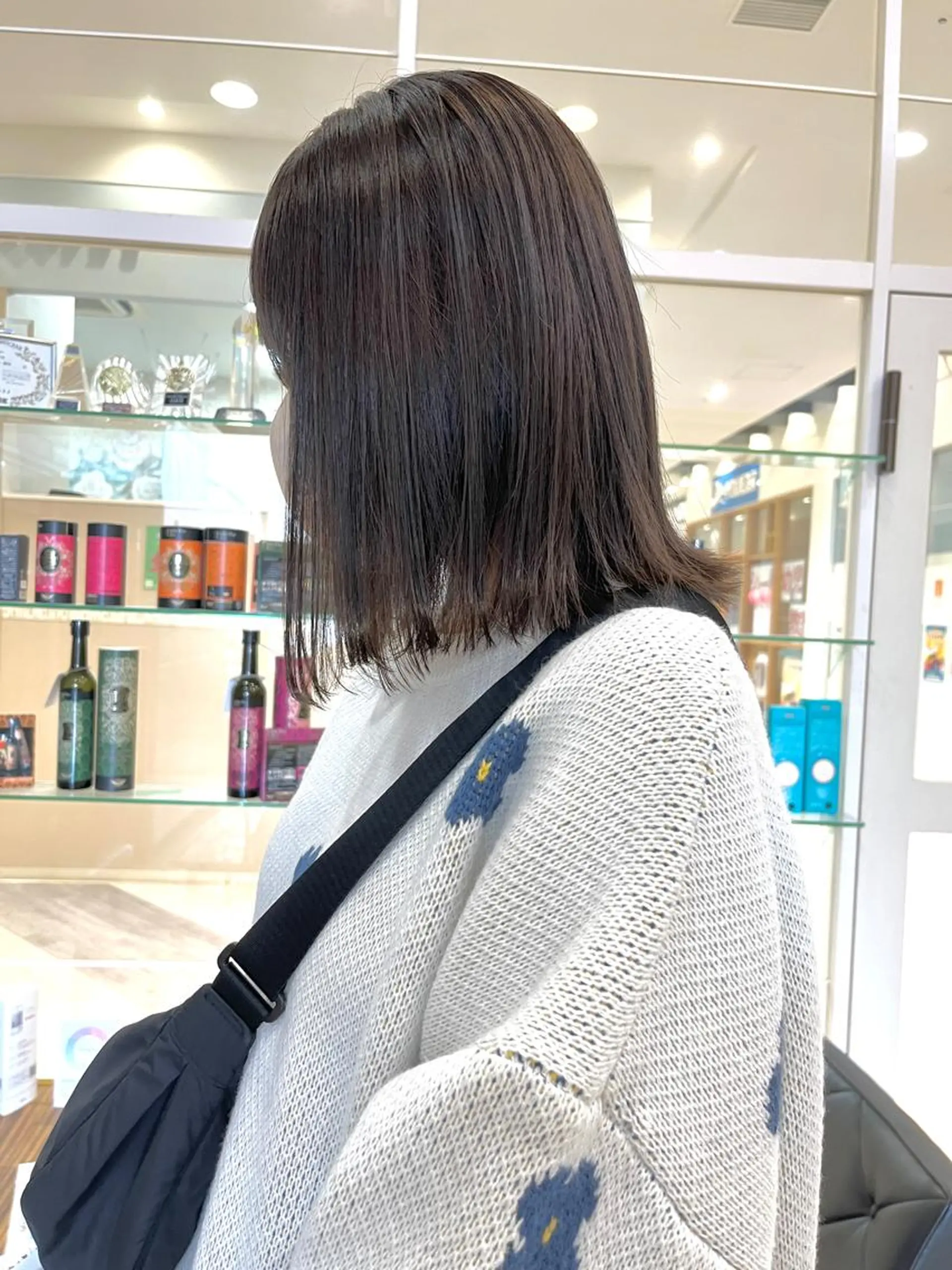 ショート 黒田瀬奈/ボブ まろやかベージュのヘアスタイル