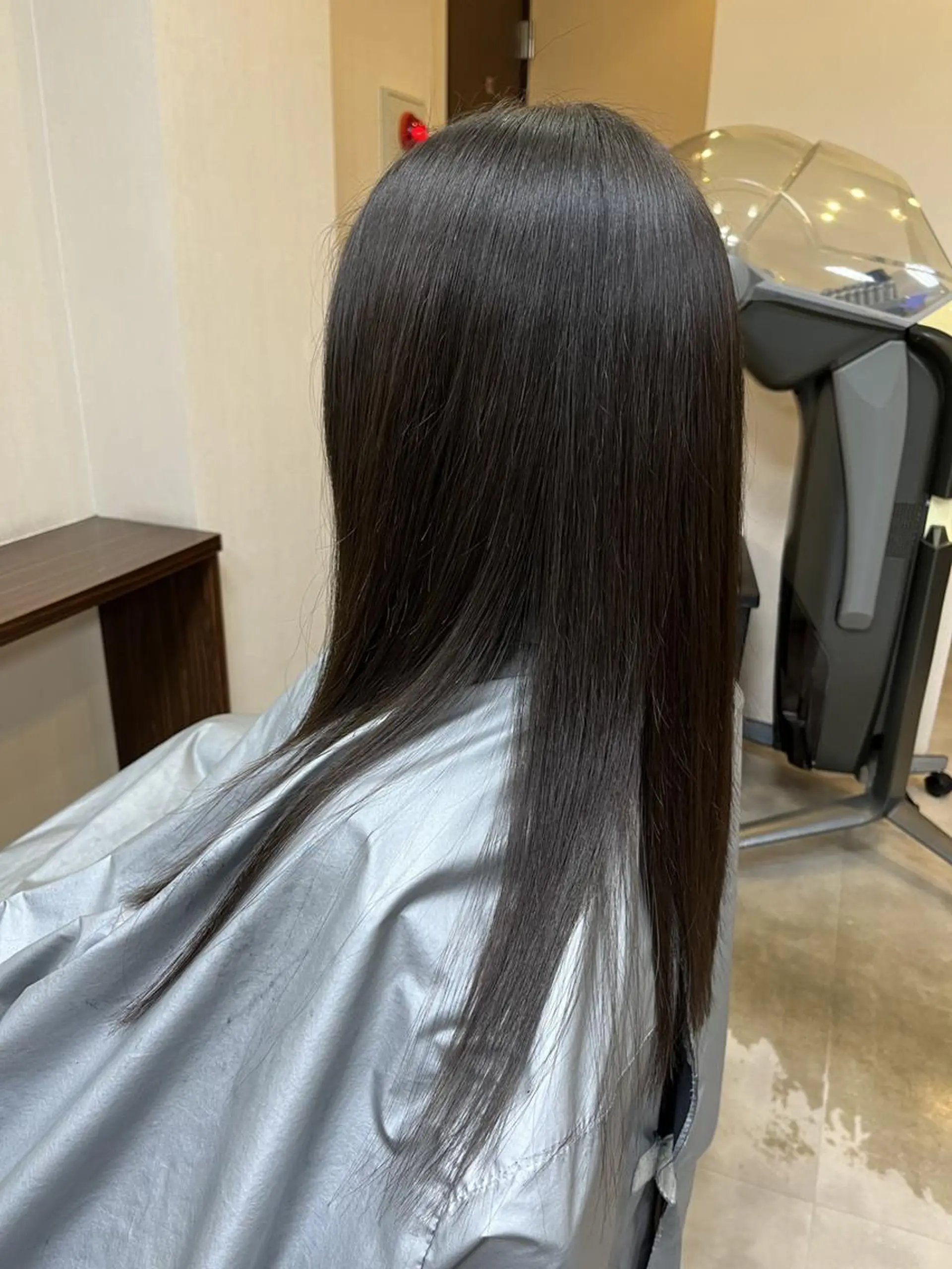 ロング 髪質改善 トリートメント カット 縮毛矯正 トリートメント 澤崎 希望のヘアスタイル