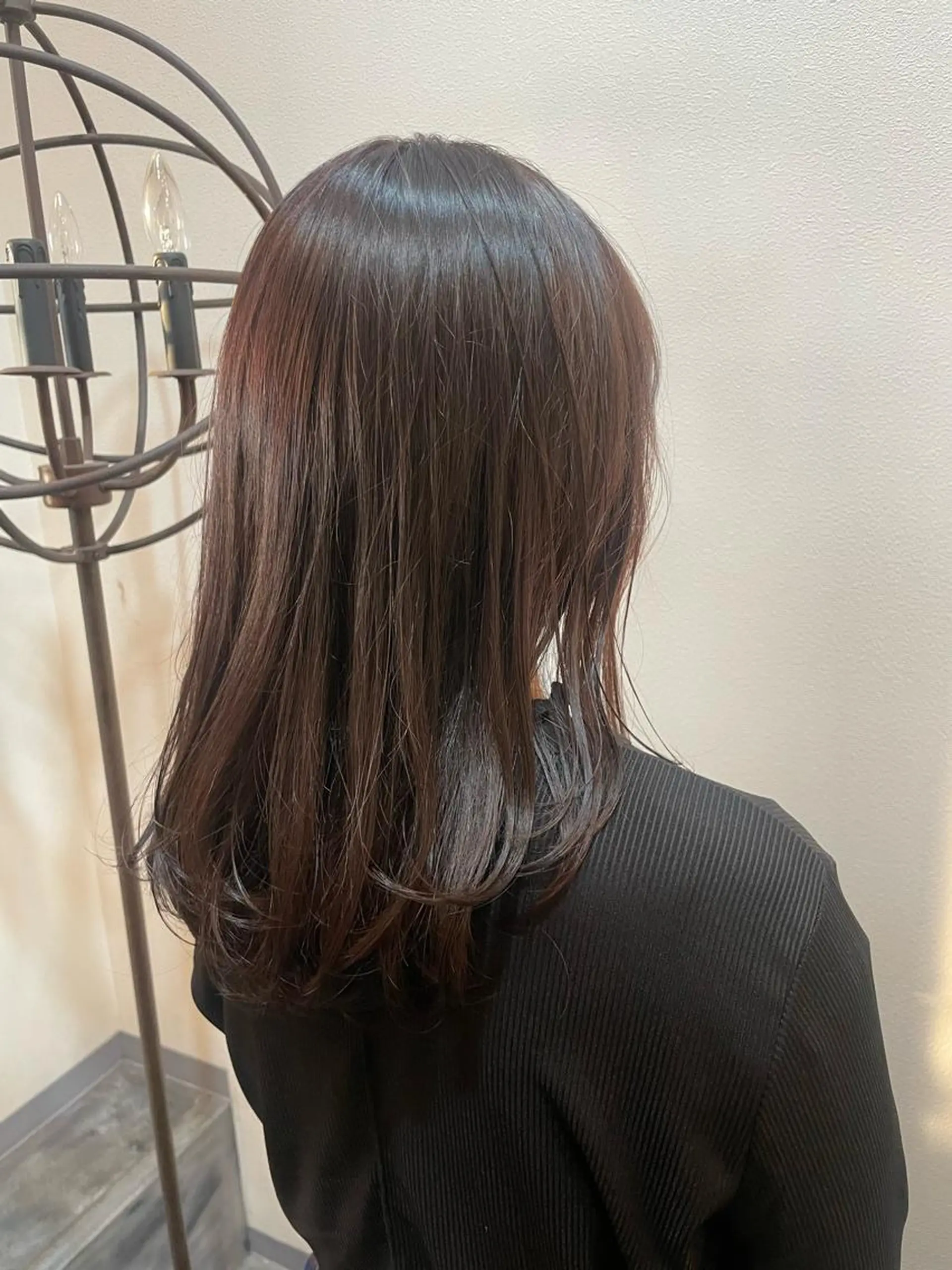 ミディアム カラー ノンダメージサロン/ 豊中/美容室のヘアスタイル