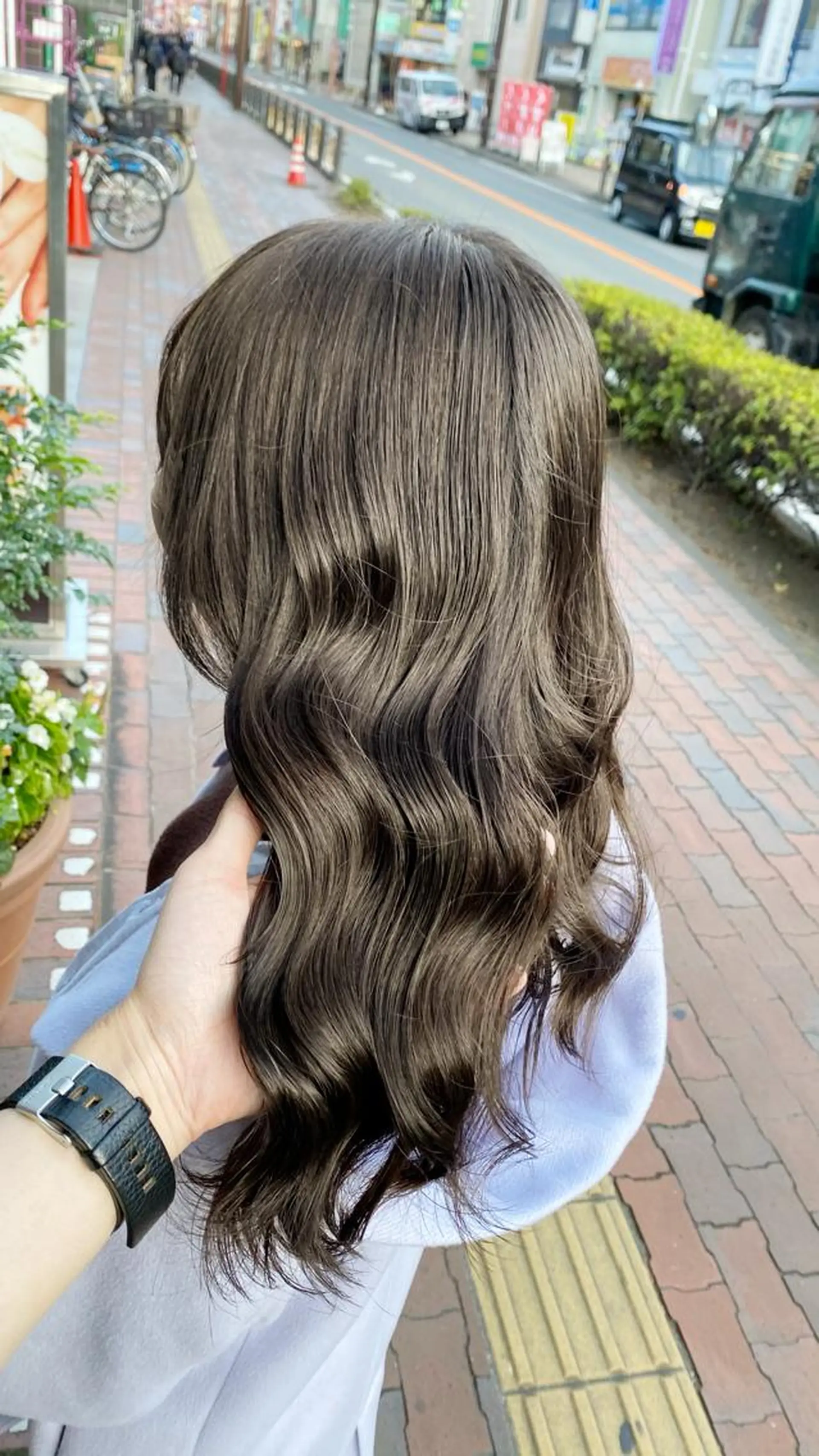 セミロング カラー エリアマネージャー 復活の大澤竜馬のヘアスタイル