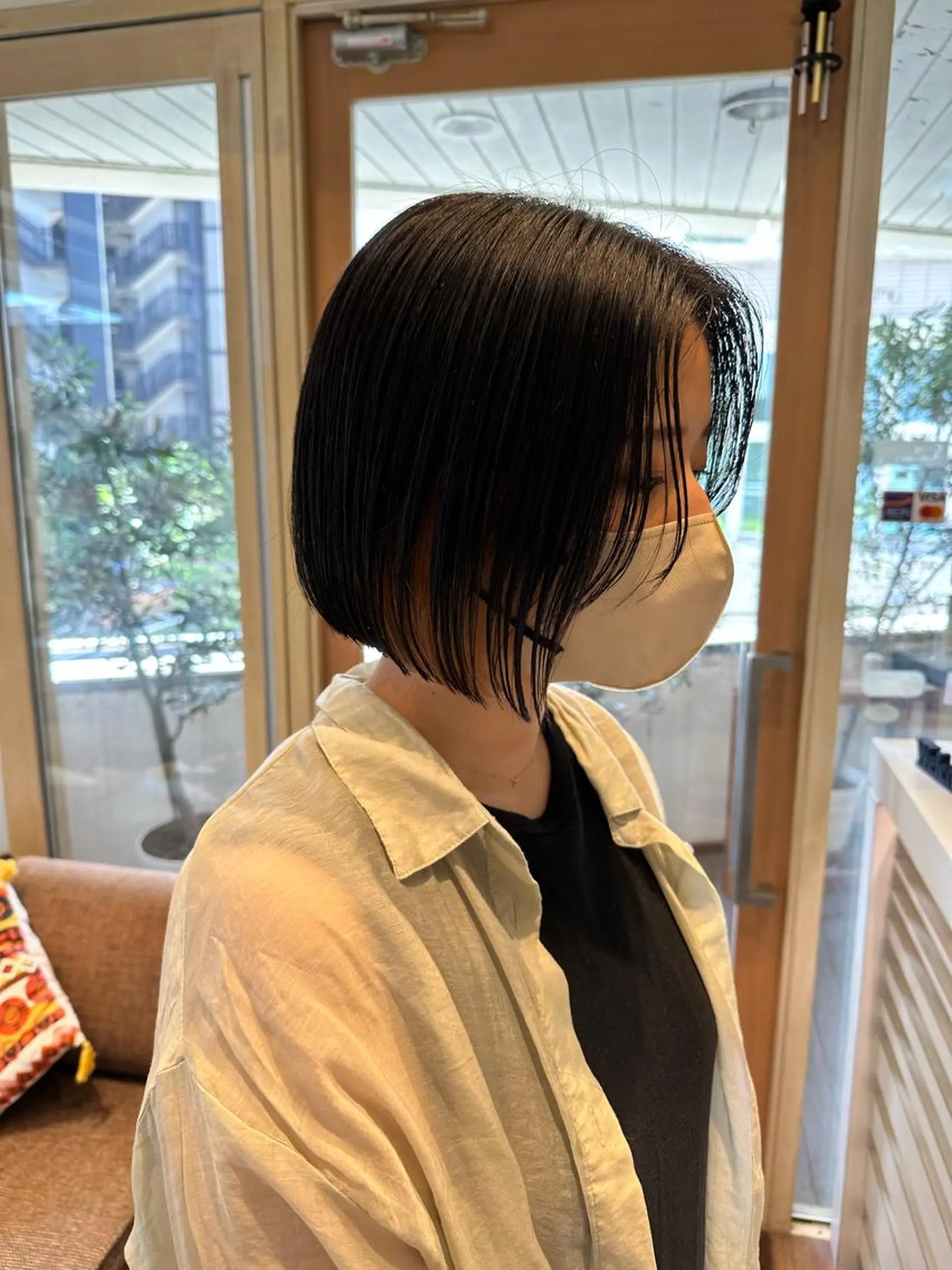 ショート カラー ボブ カット ヘアカラー ハマベ イクト FLORENのヘアスタイル