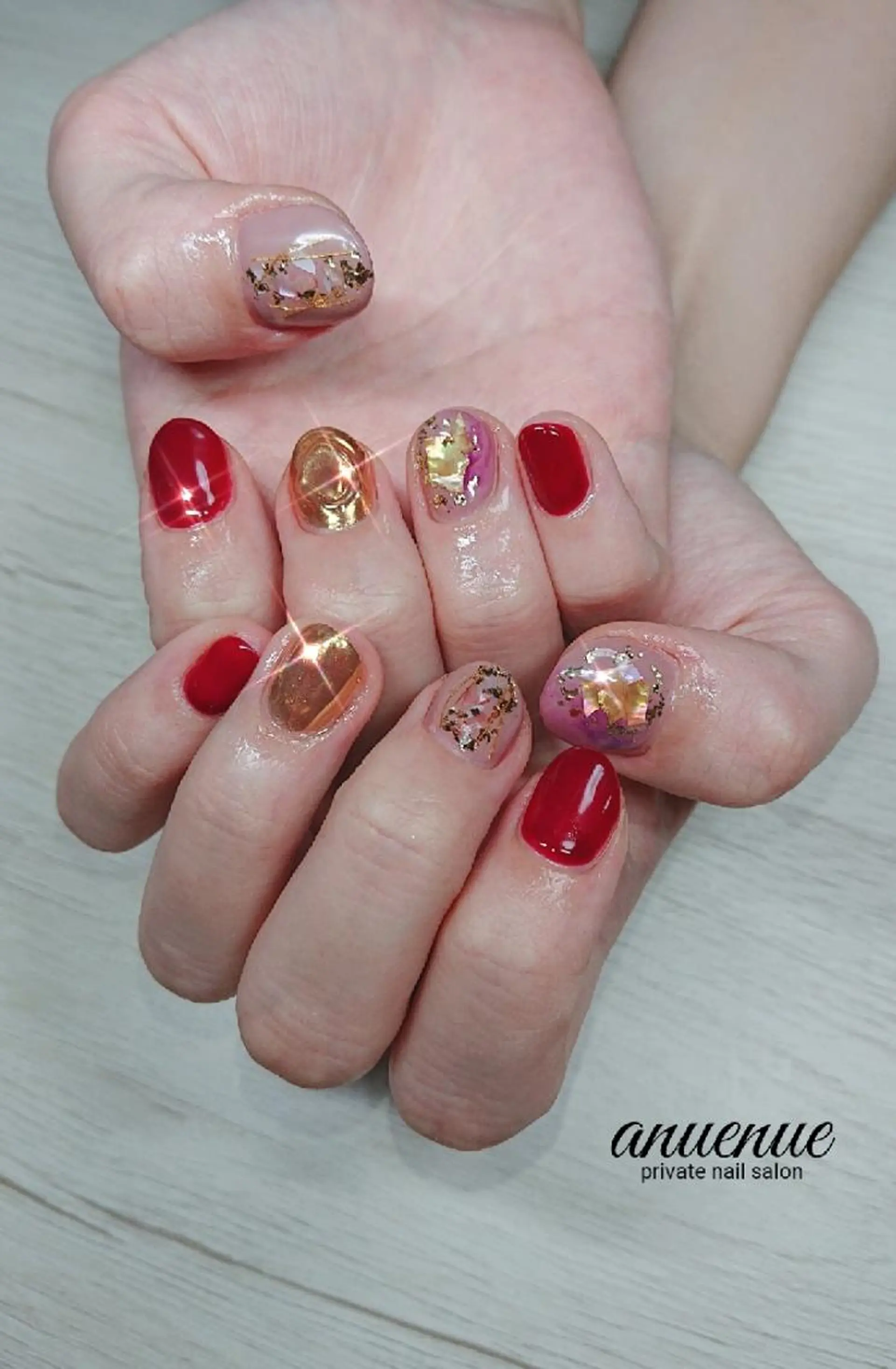 ネイル ハンドネイル ハンドケア anuenu eのネイルデザイン