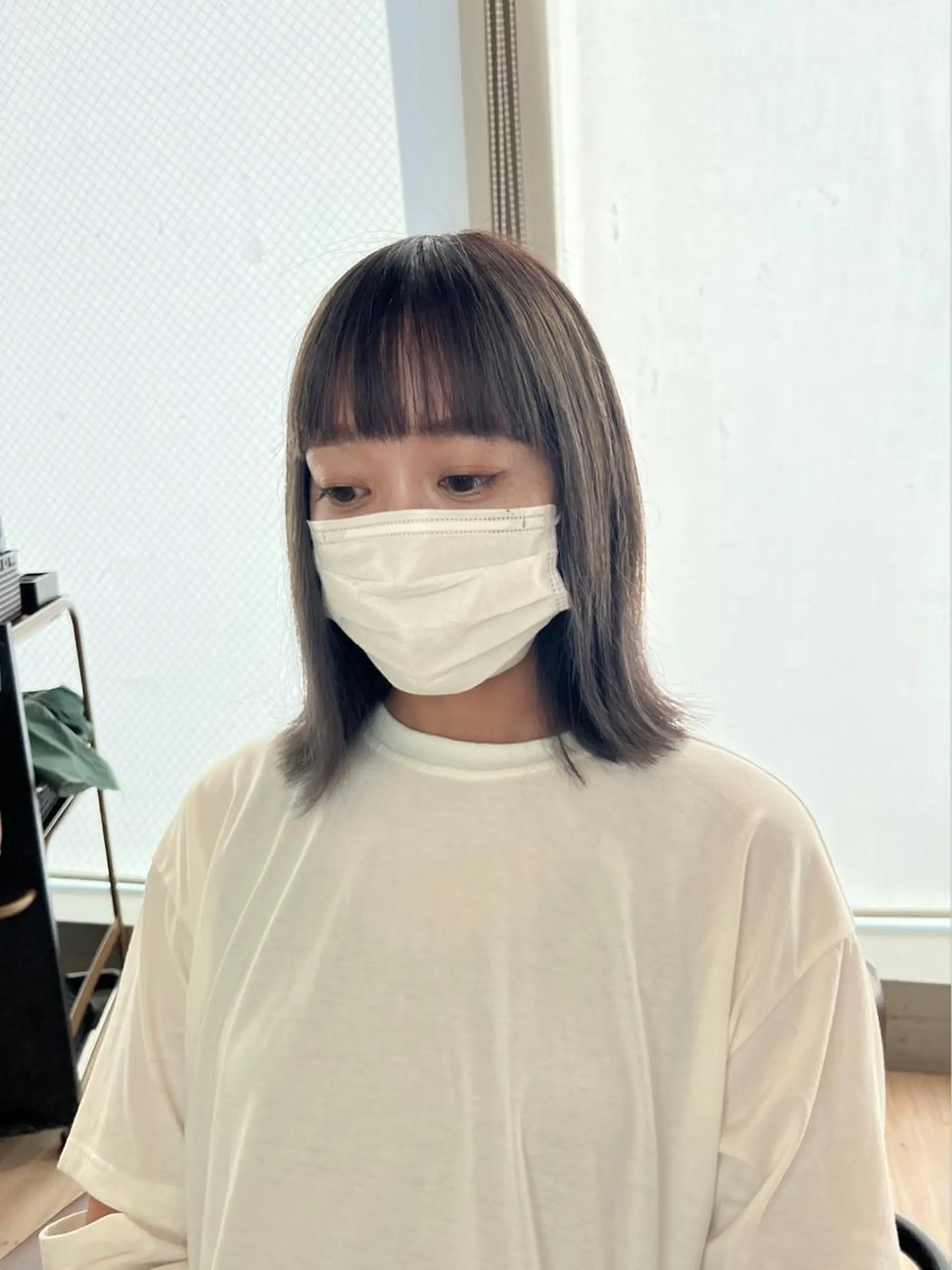 セミロング 赤羽今日子/レイヤー /盛れる顔まわりのヘアスタイル