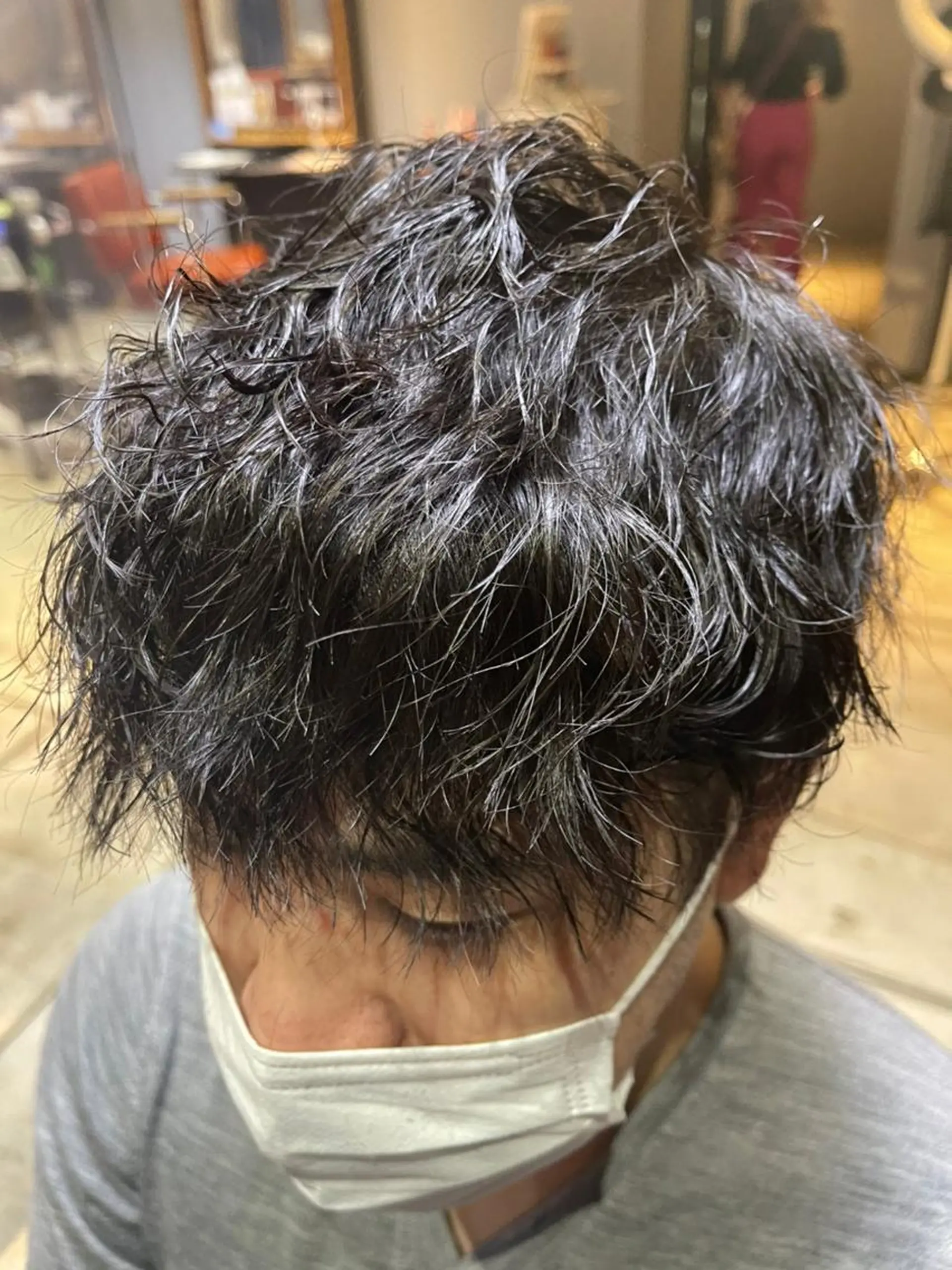 ショート カラー パーマ アディクシーカラー アッシュ バレイヤージュ ミストバング ブリーチ カット ヘアカラー 縮毛矯正 【N°deseo】 吉祥寺のヘアスタイル