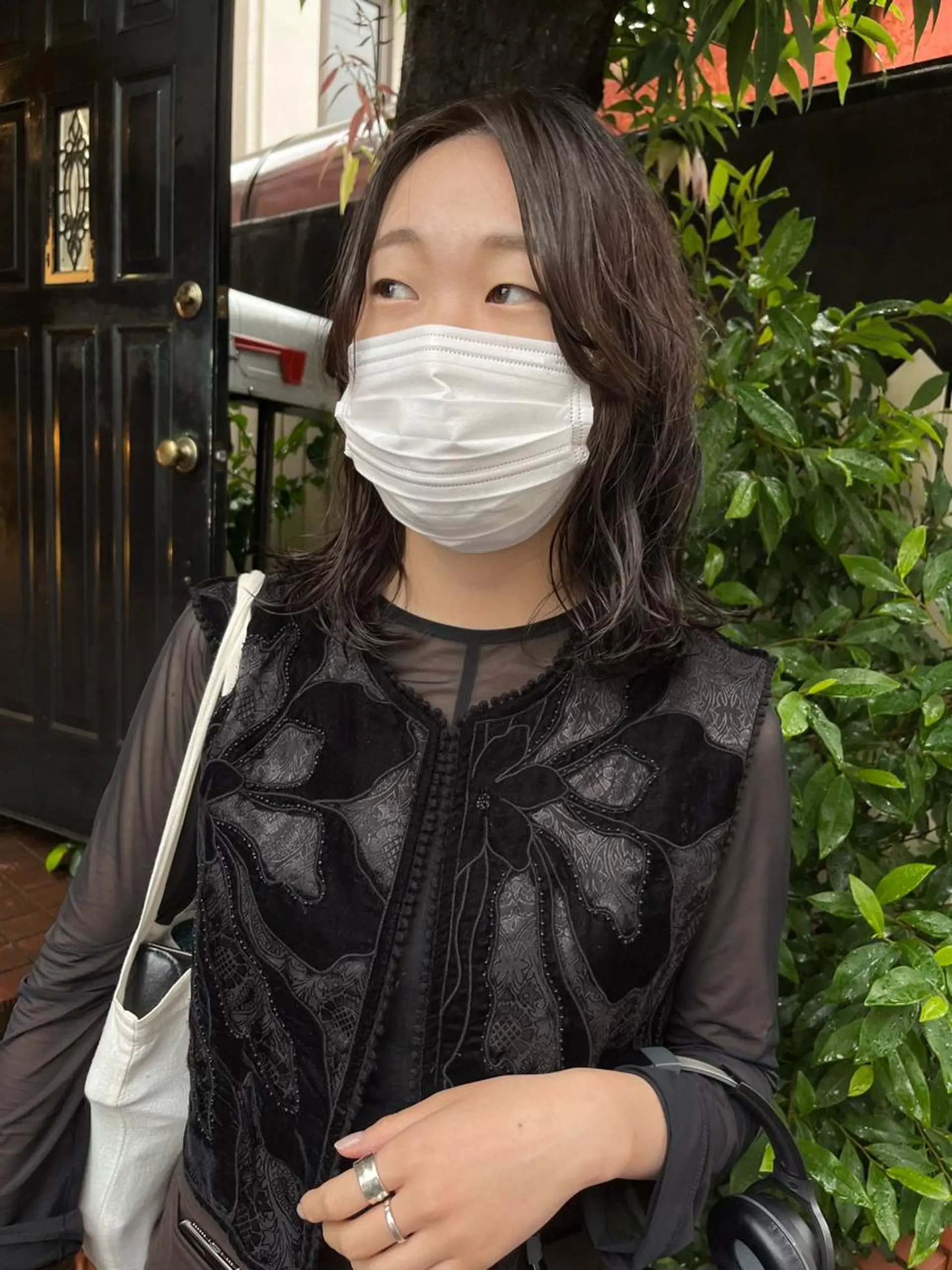 ミディアム カラー パーマ カット ヘアカラー パーマ NOUN所属・eri kinjoのヘアスタイル