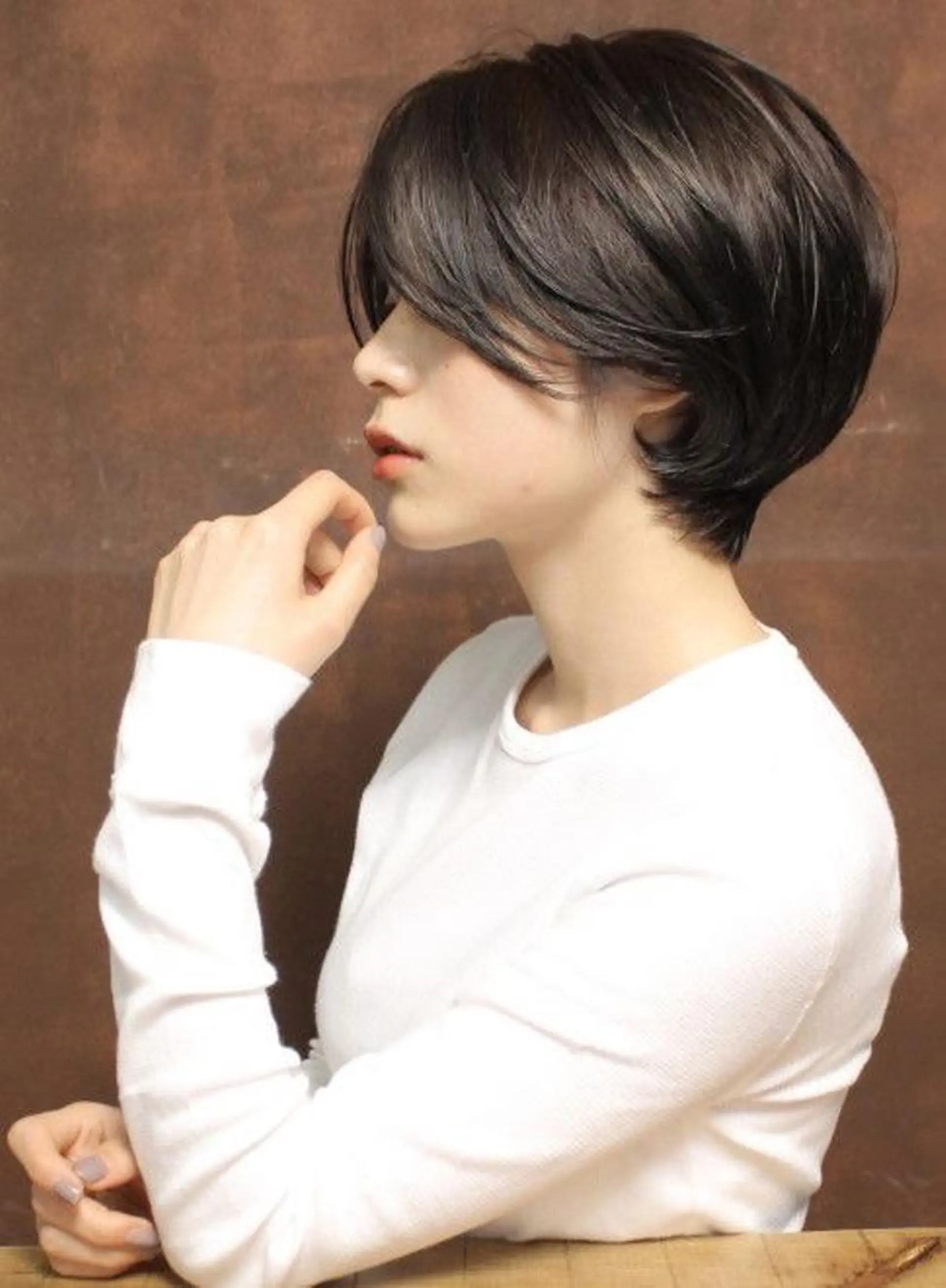 ショート カラー 吉田一輝 外国人パーマのヘアスタイル