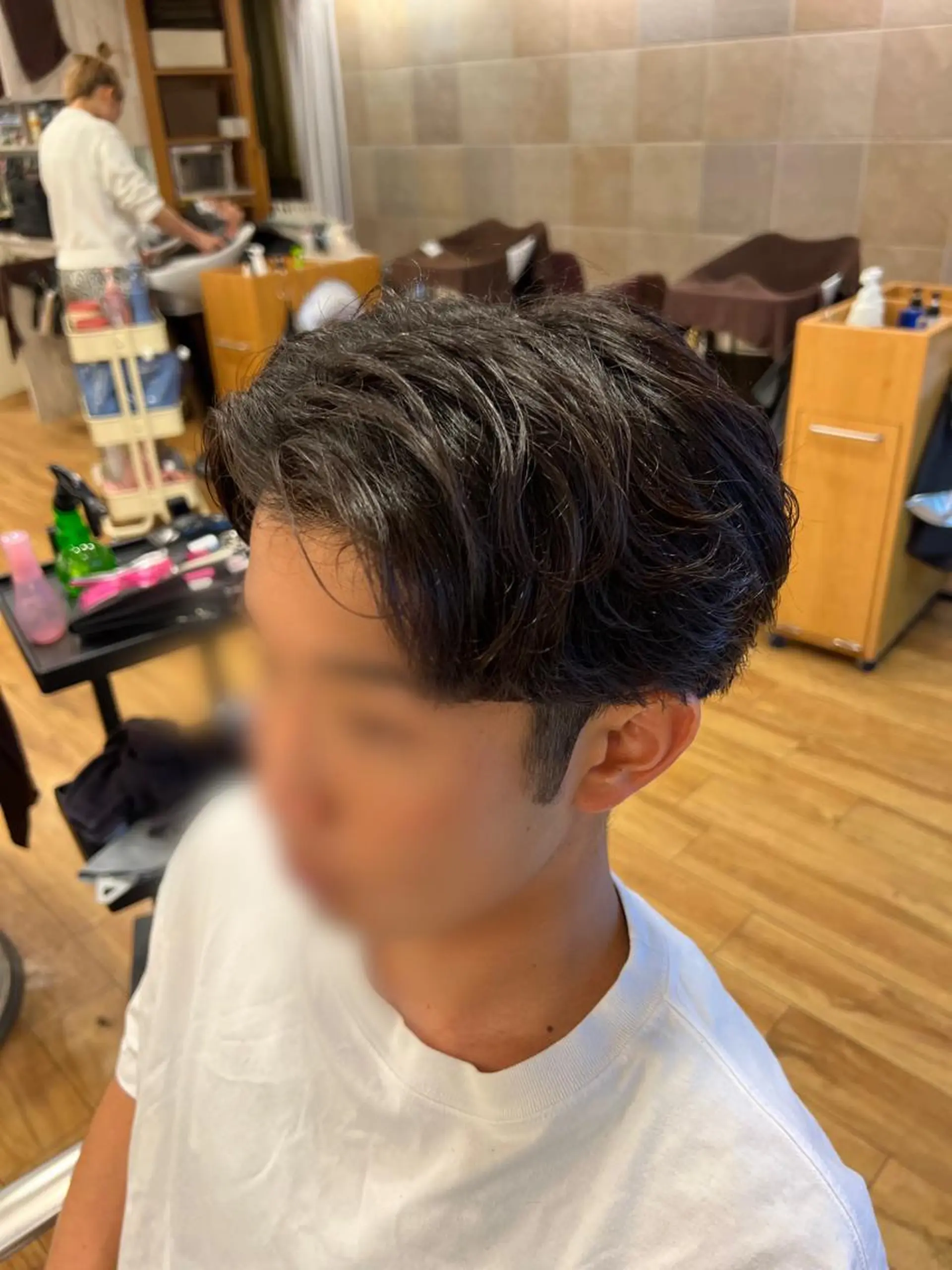 ショート メンズ 湘南のパーマ職人 🔥清水琉葵🔥のヘアスタイル