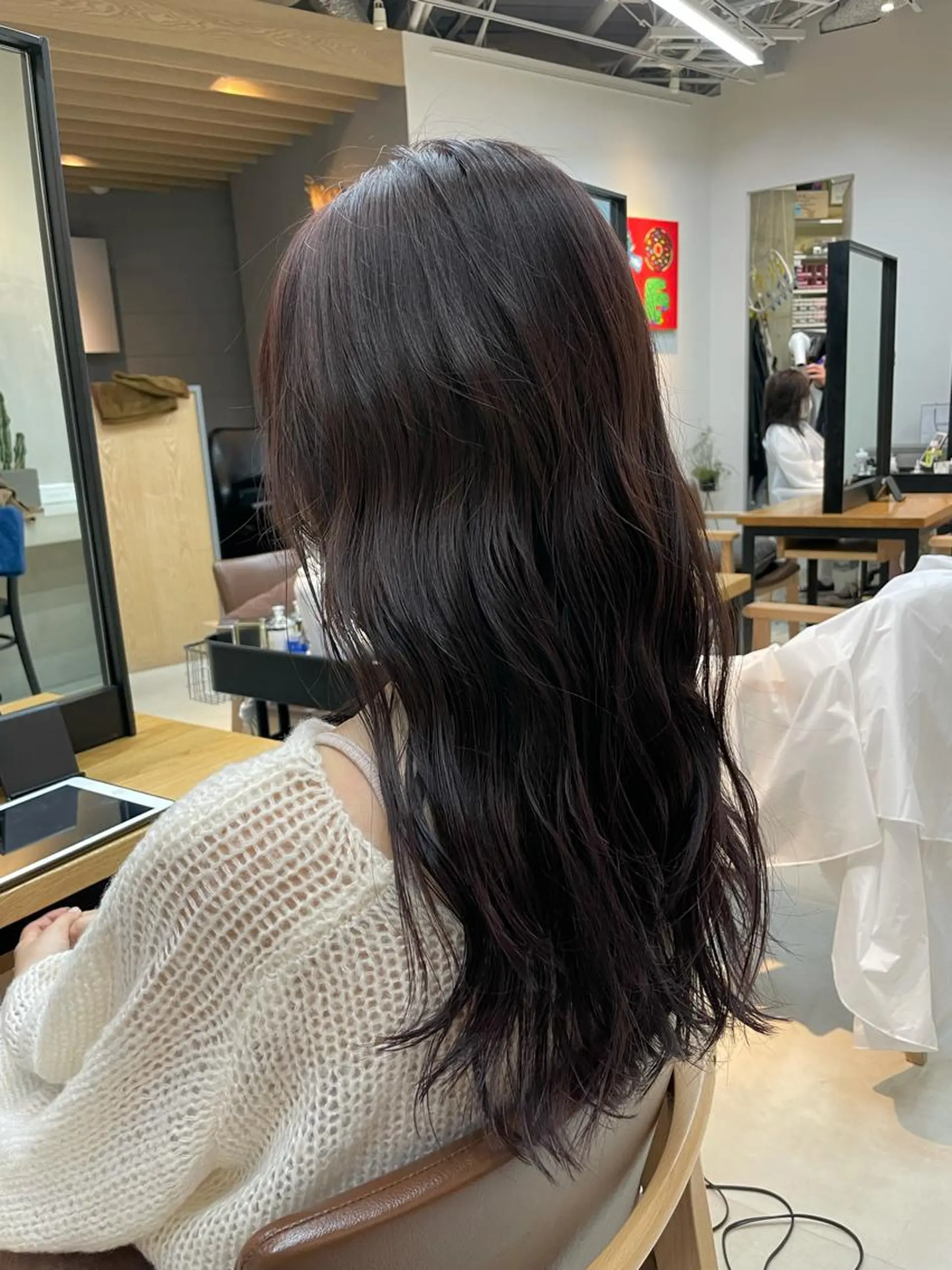 ロング カラー ブラウンカラー ラベンダーカラー mee.表参道所属・ボブ/ショート /パーマ/shinのヘアスタイル