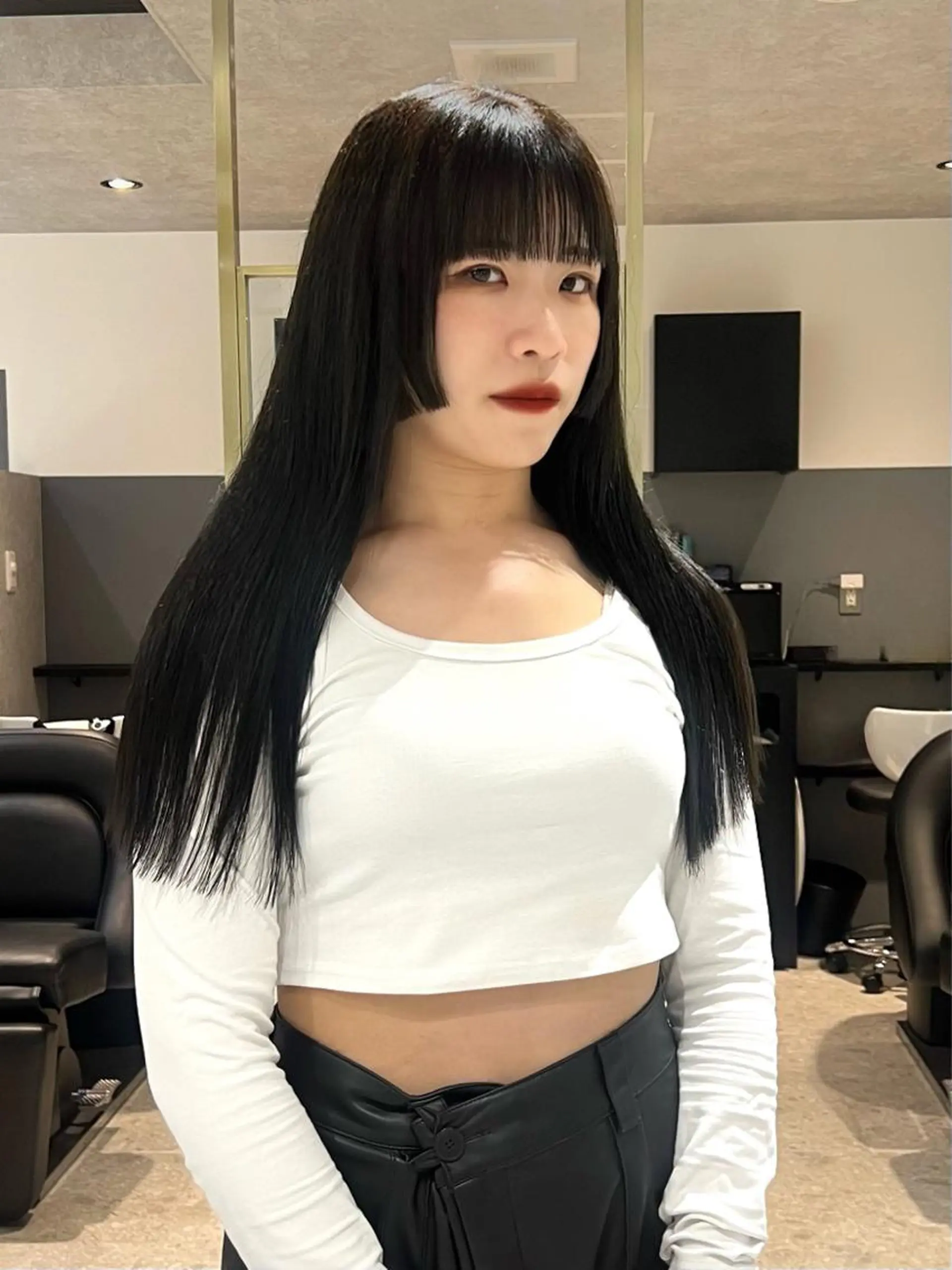 ロング カラー AI TOKYO　S所属・mizuki 【韓国レイヤー】のヘアスタイル