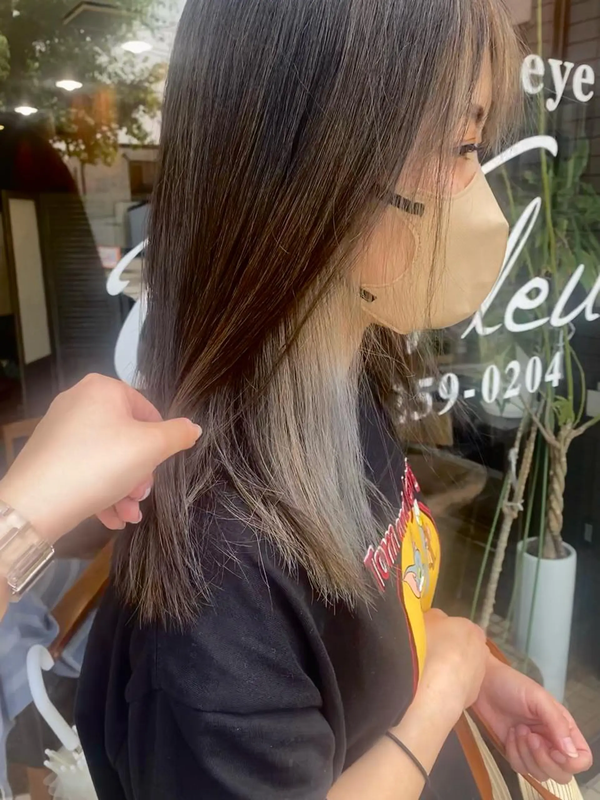 セミロング Un Fleur所属・立野 希沙のヘアスタイル