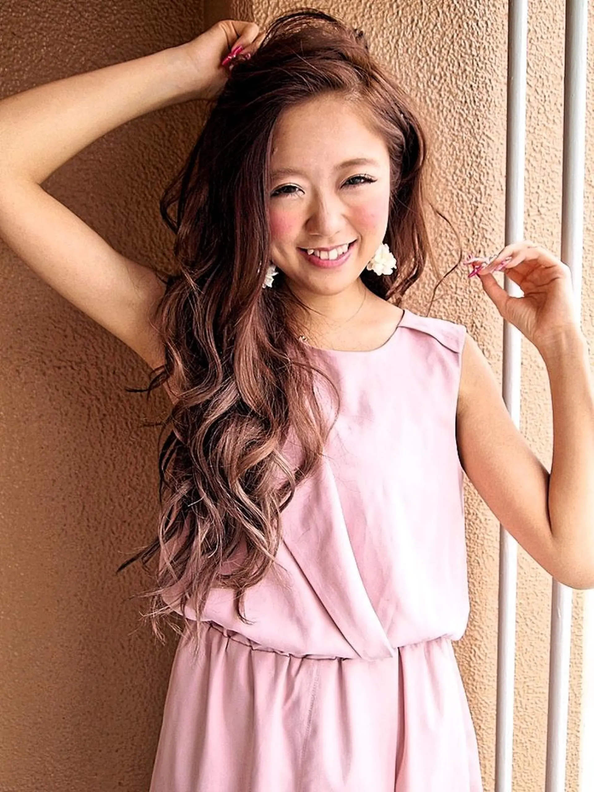 ロング パーマ 小顔カット トリートメント ✨hair make flencia✂️✨のヘアスタイル