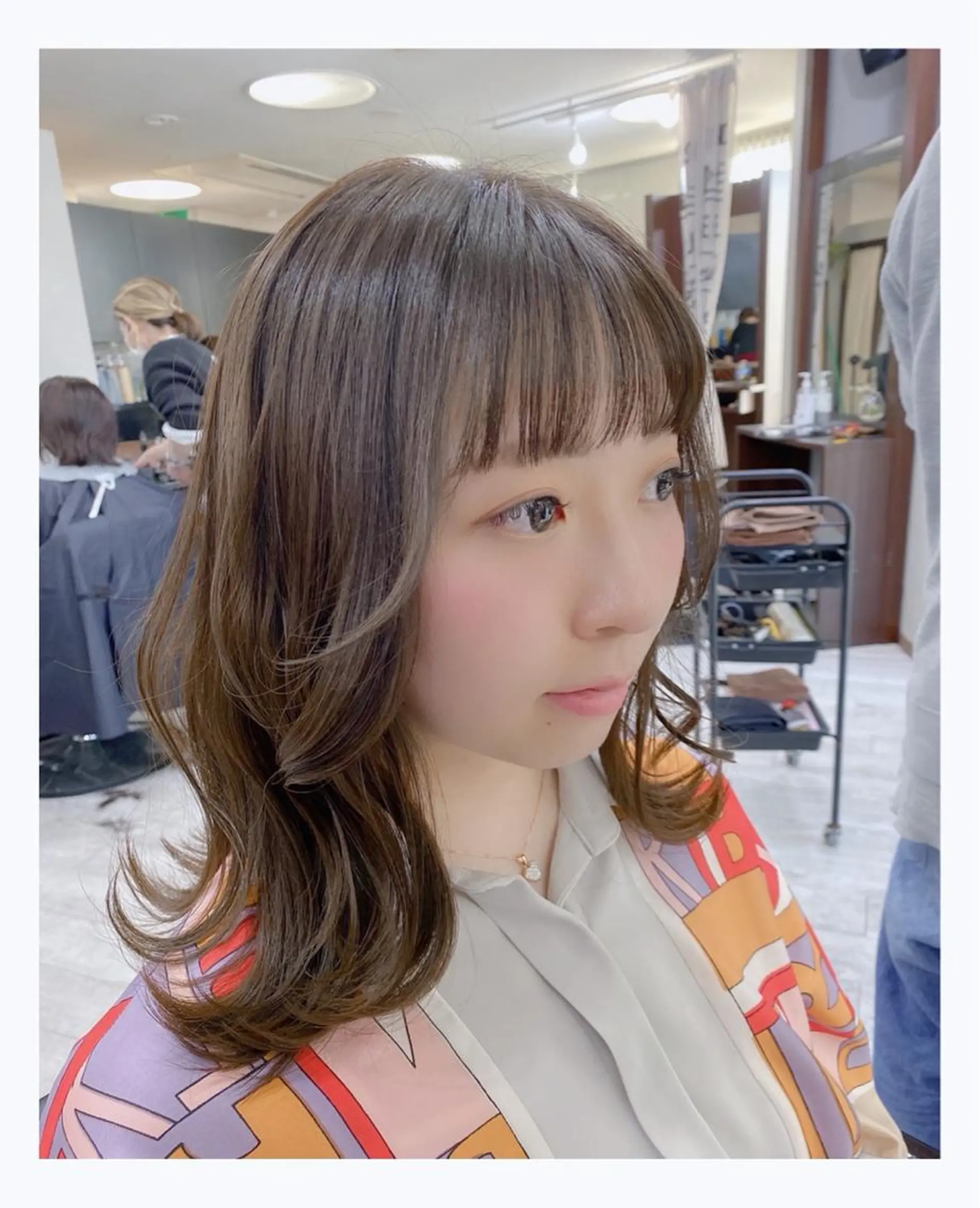 ミディアム カラー ベージュカラー カット ヘアカラー トリートメント cocoru所属・＊横浜駅＊ 金子 誠也のヘアスタイル