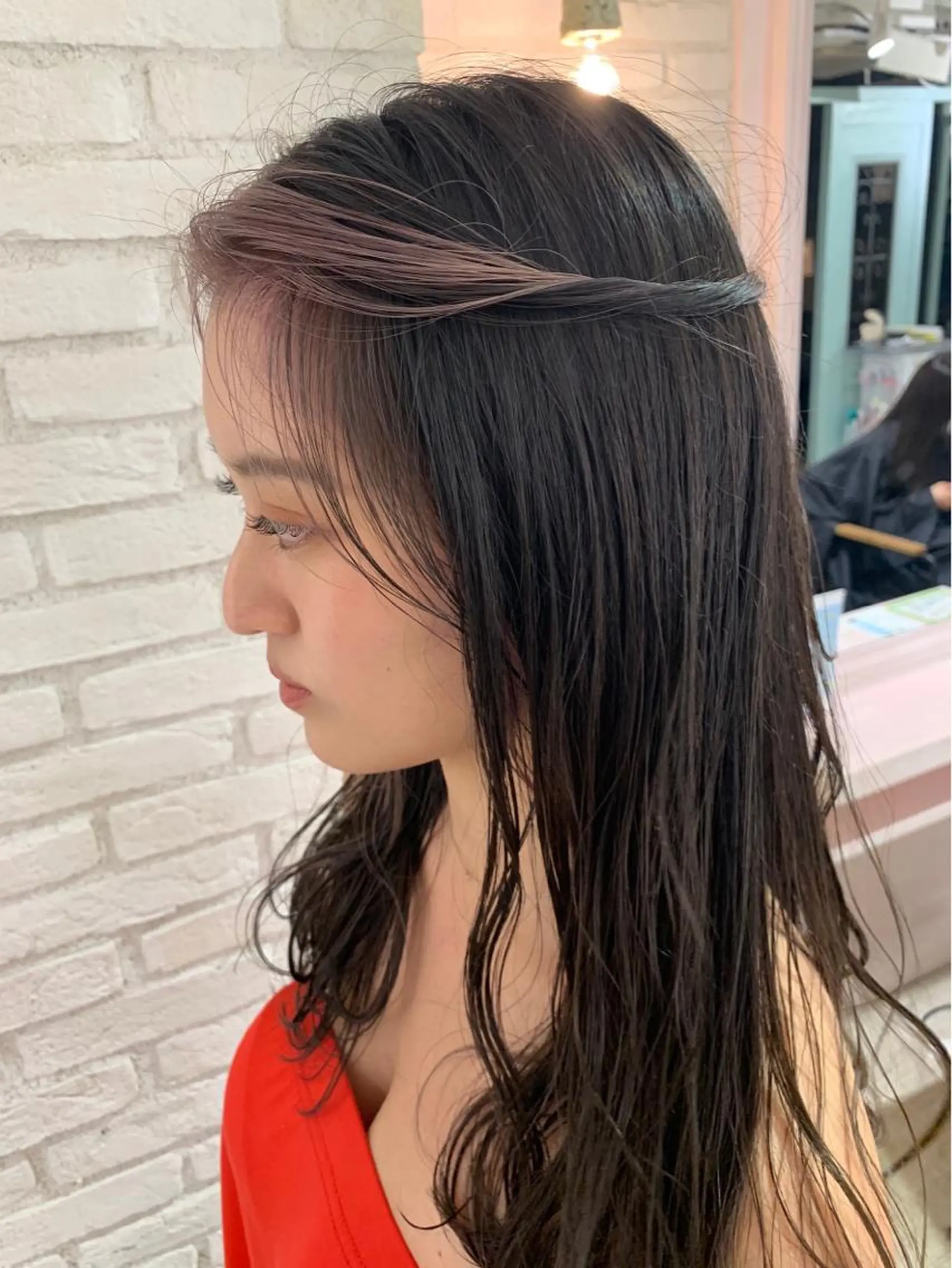 ロング カラー 韓国ヘア/艶カラー /田中悠佑のヘアスタイル