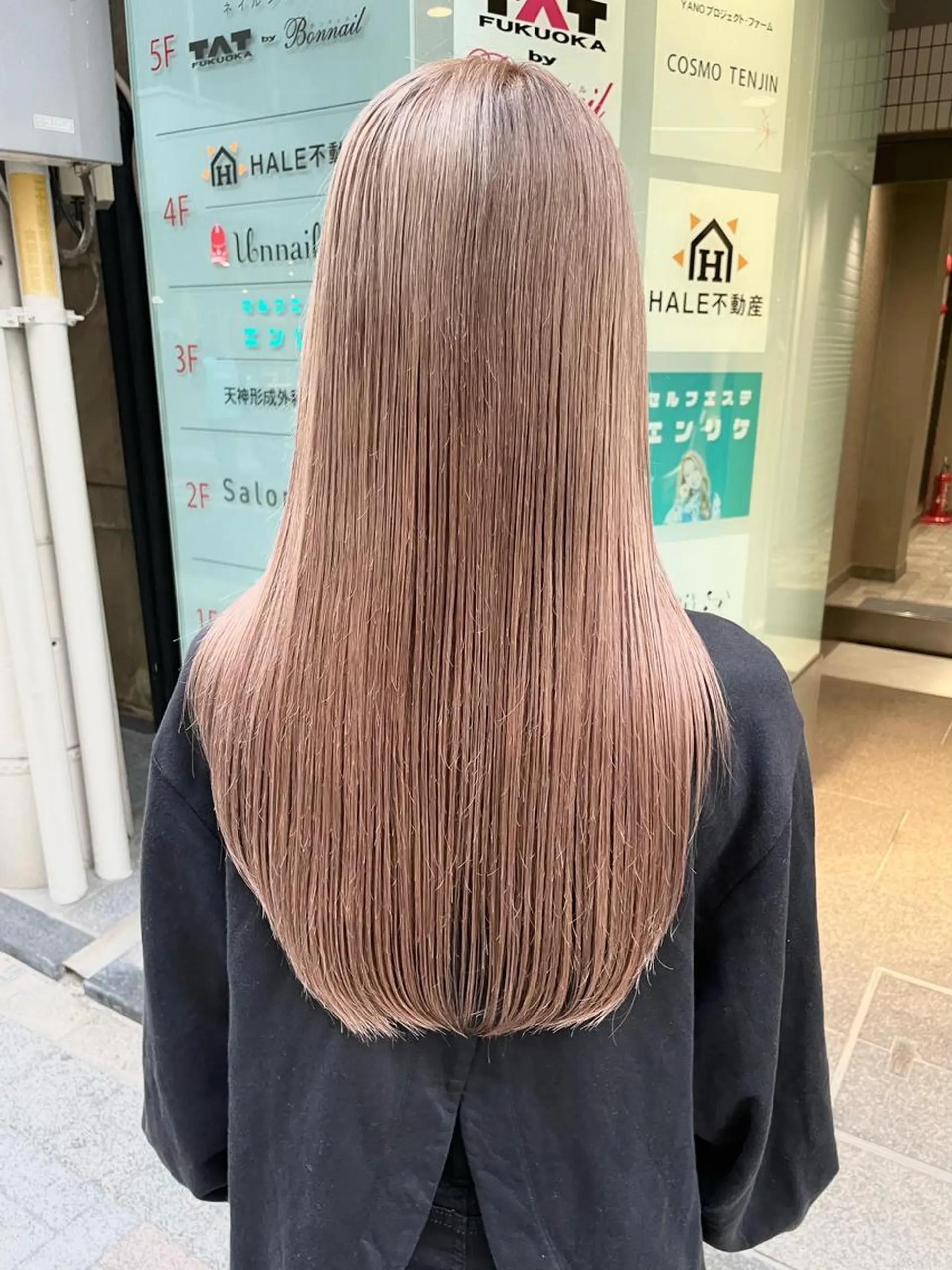 ロング カラー ヘアカラー トリートメント 髪質改善will hairdesignのヘアスタイル