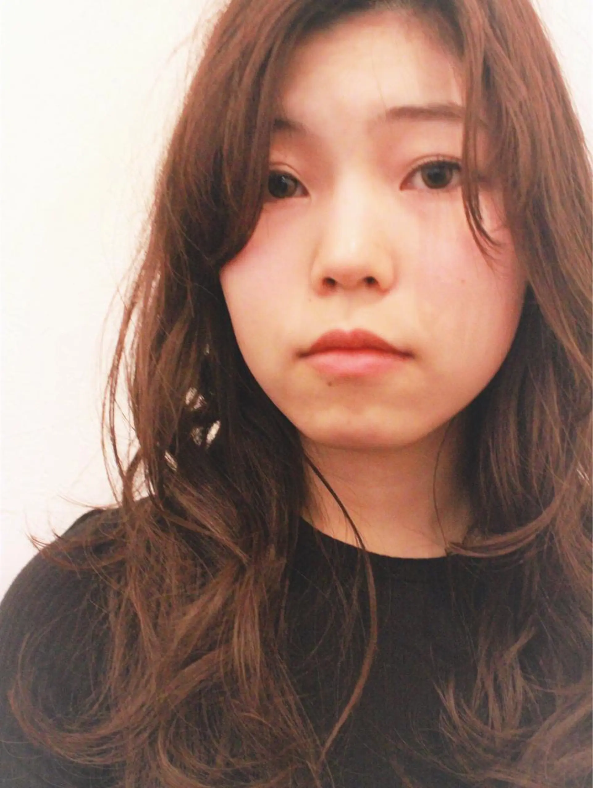 セミロング 所渉/韓国レイヤー /ウルフカットのヘアスタイル