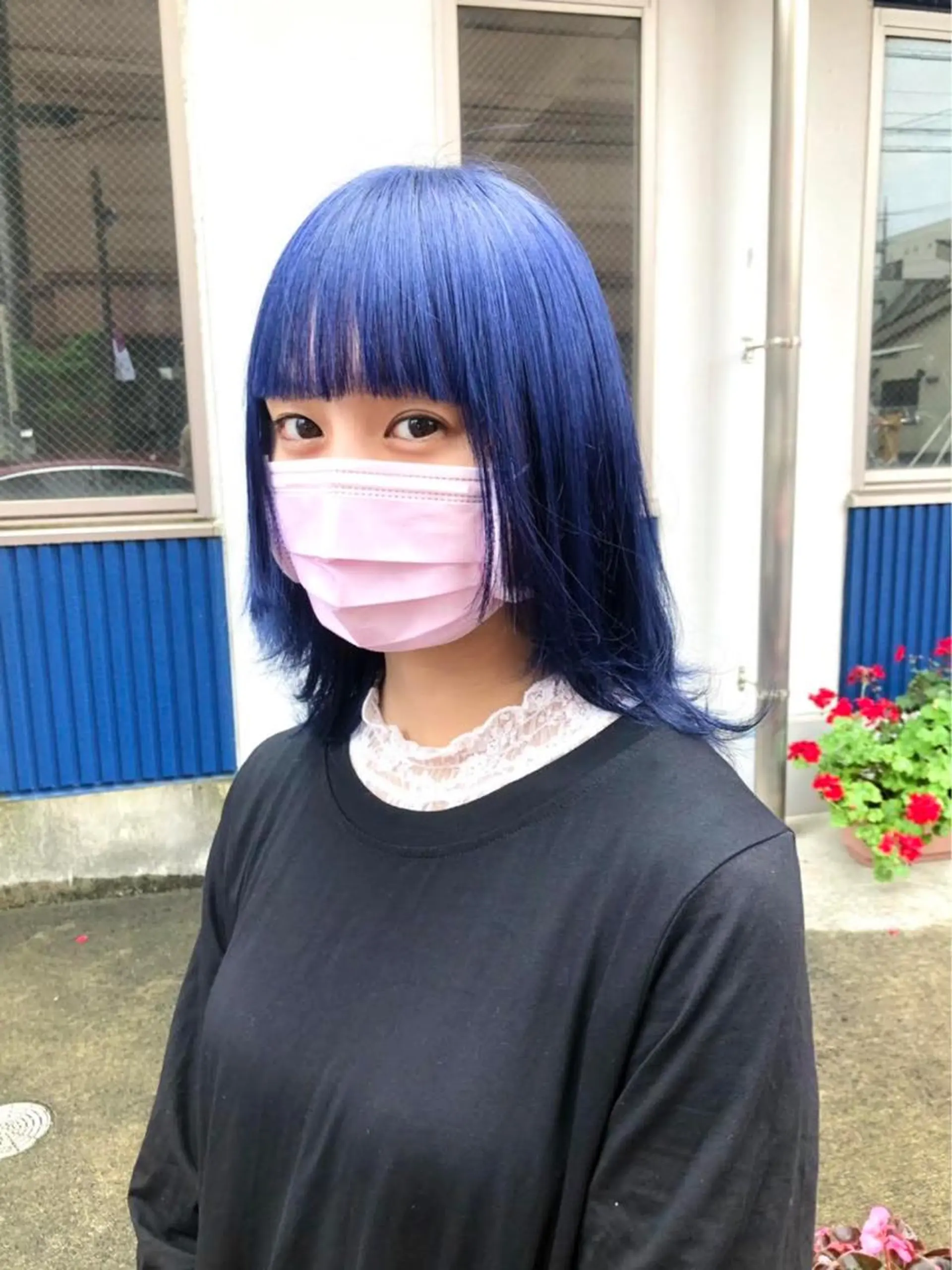 セミロング カラー カット パーマ ヘアセット 韓国ヘア特化💍 tiam💍ブリーチのヘアスタイル