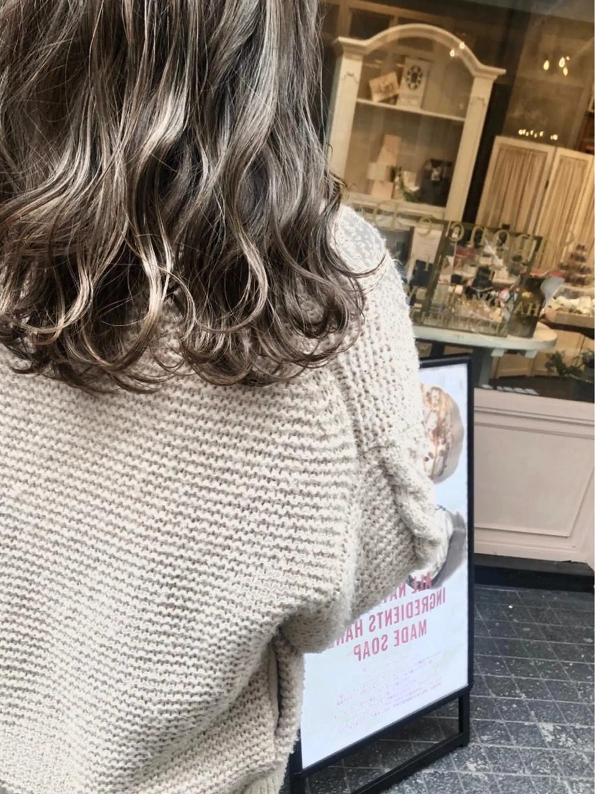 セミロング ヘアカラー CUORE クオーレのヘアスタイル