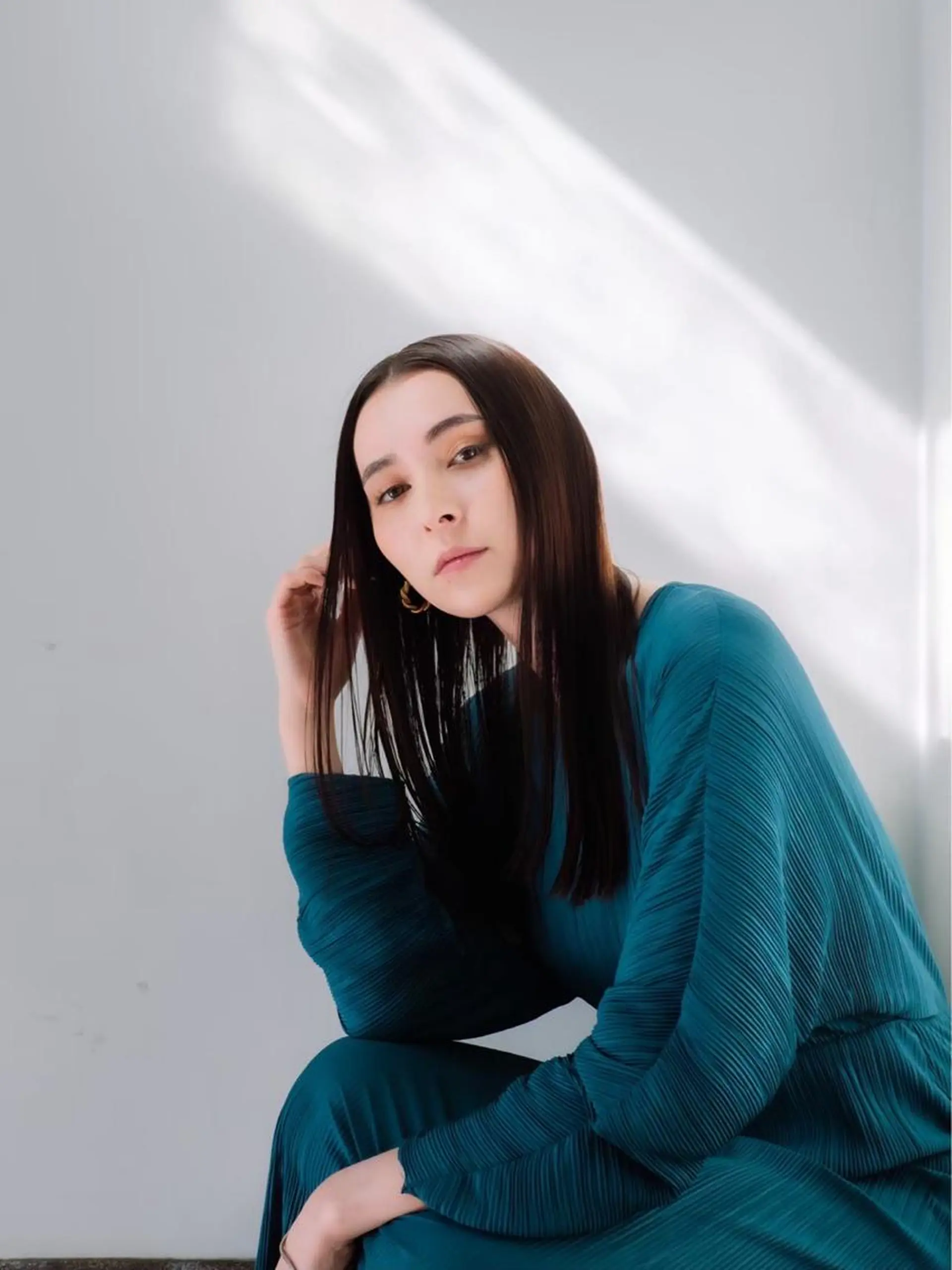 ロング カラー 縮毛矯正 縮毛矯正 髪質改善/似合わせ レイヤー/AYUMUのヘアスタイル