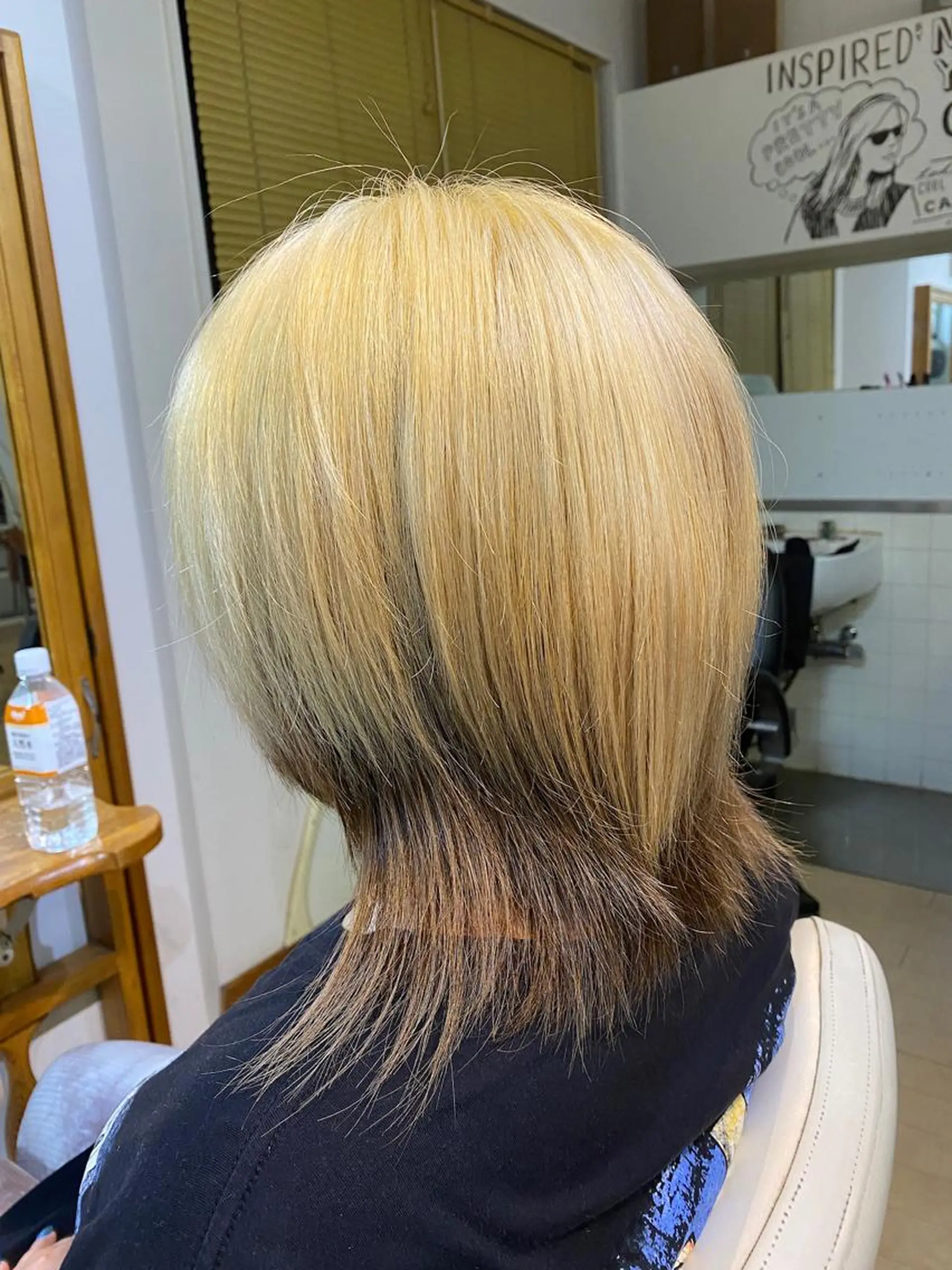 ミディアム カラー CRADLE Takeuchiのヘアスタイル