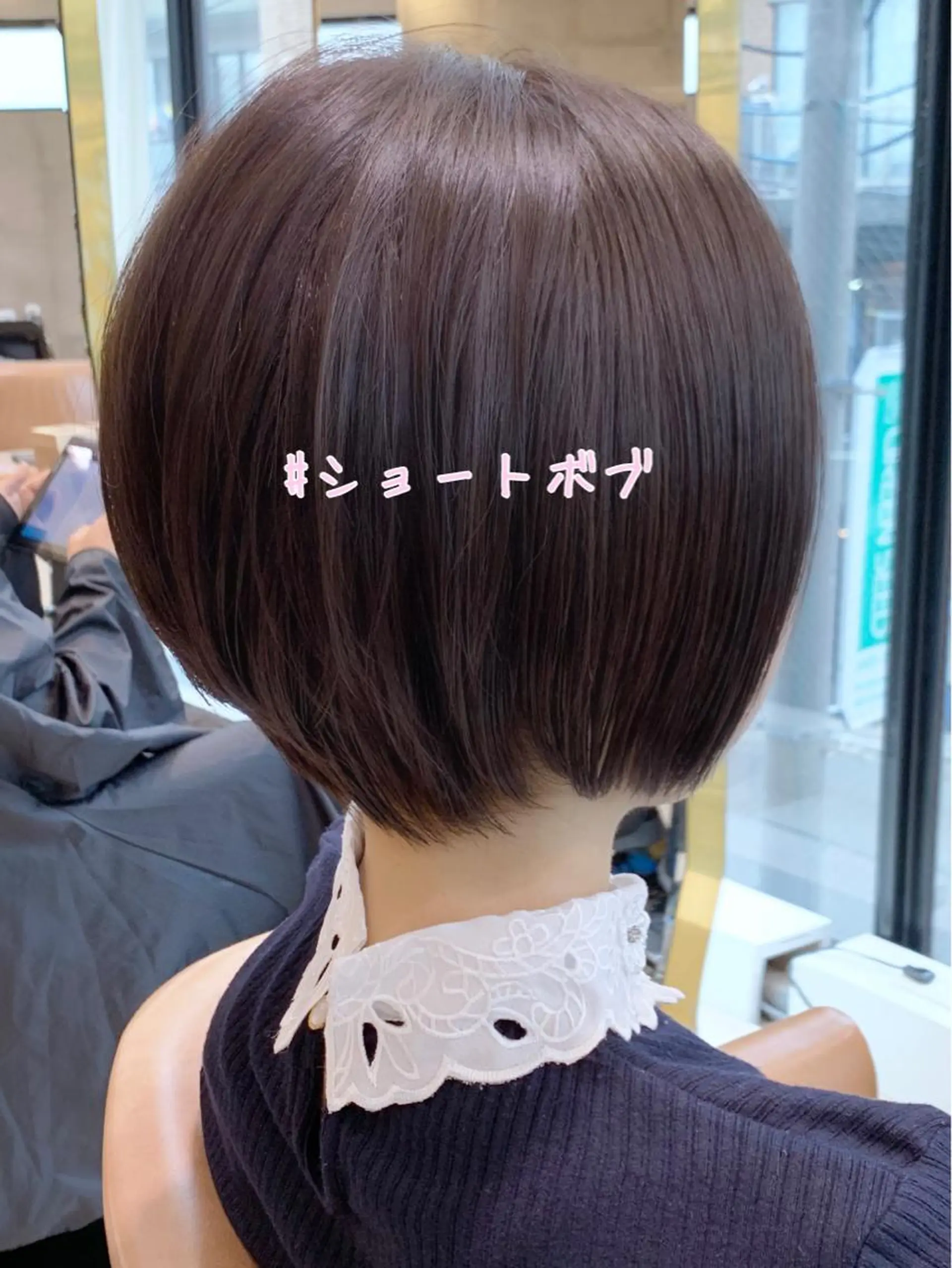 ショート 武田涼レイヤーカット 髪質改善×縮毛矯正のヘアスタイル