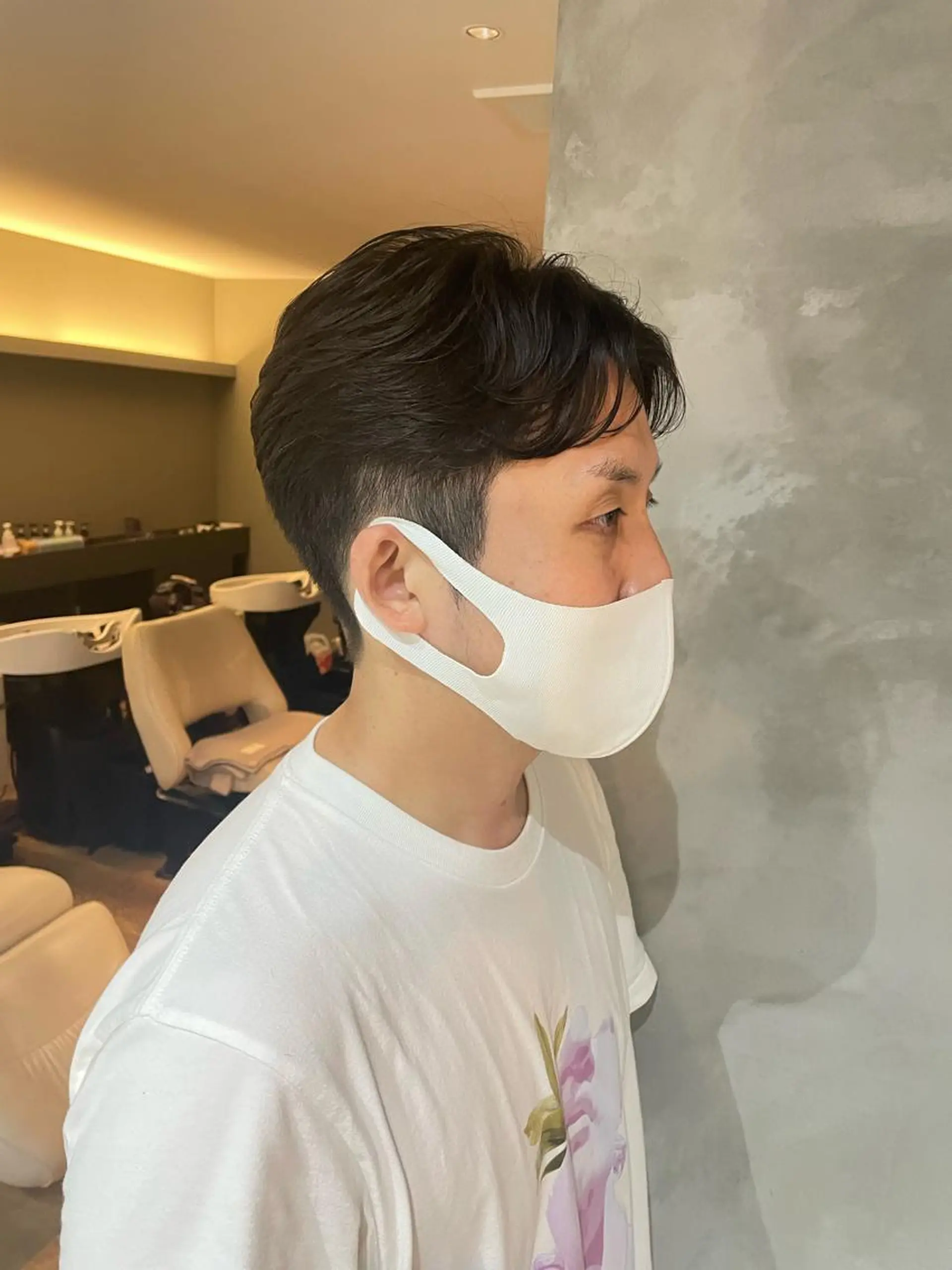 メンズ センターパート soi 小島陽香のヘアスタイル