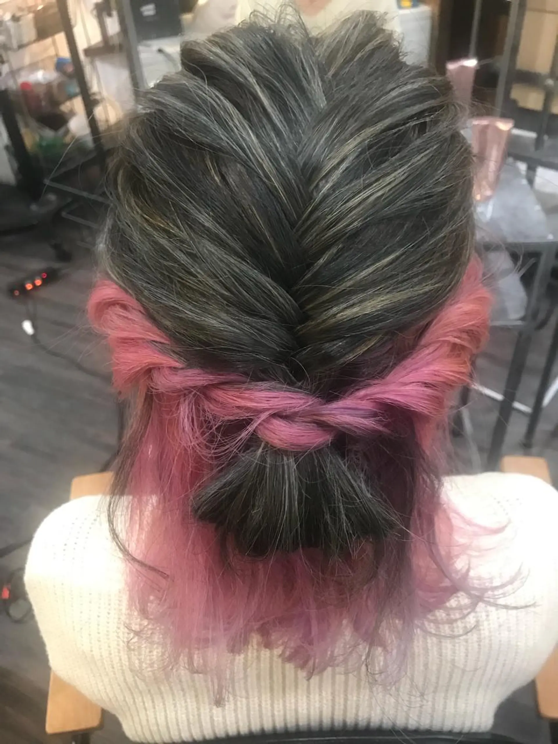 ミディアム 家田 竜のヘアスタイル