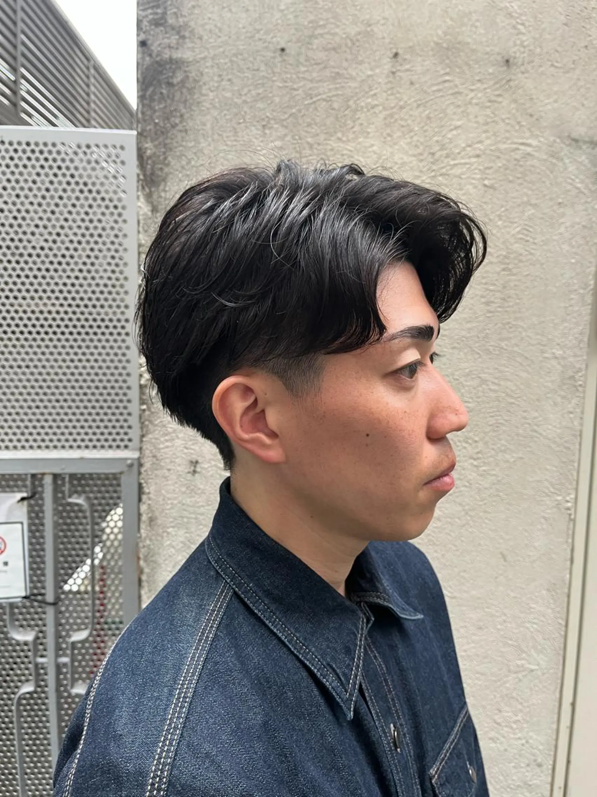 ショート パーマ メンズ カット パーマ トリートメント ヘアセット 🏆メンズヘア特化 🥇代表りんぺーのヘアスタイル