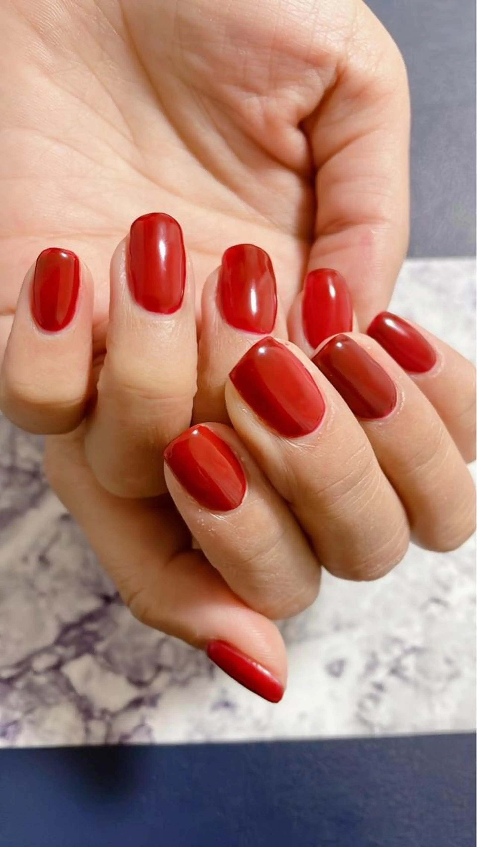 セミロング ハンドネイル 島村 真由紀のネイルデザイン