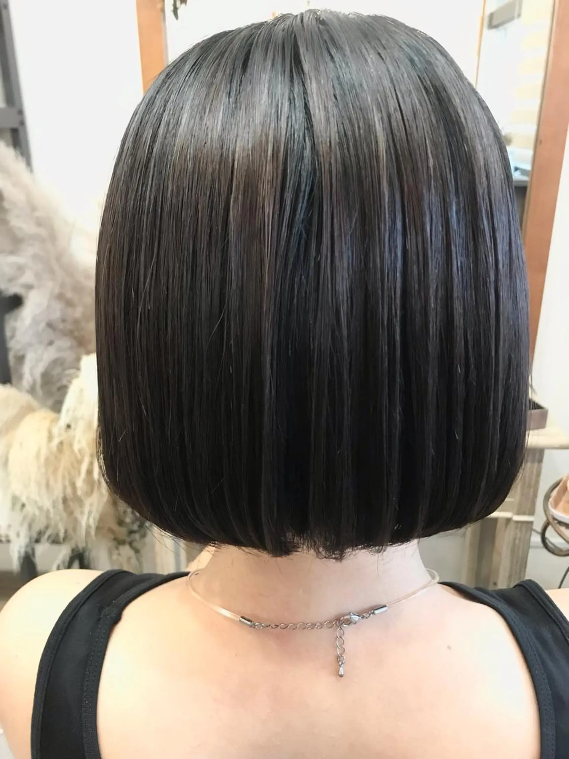 ミディアム パーマ ストレートパーマ 縮毛矯正 トリートメント hair works raptureのヘアスタイル