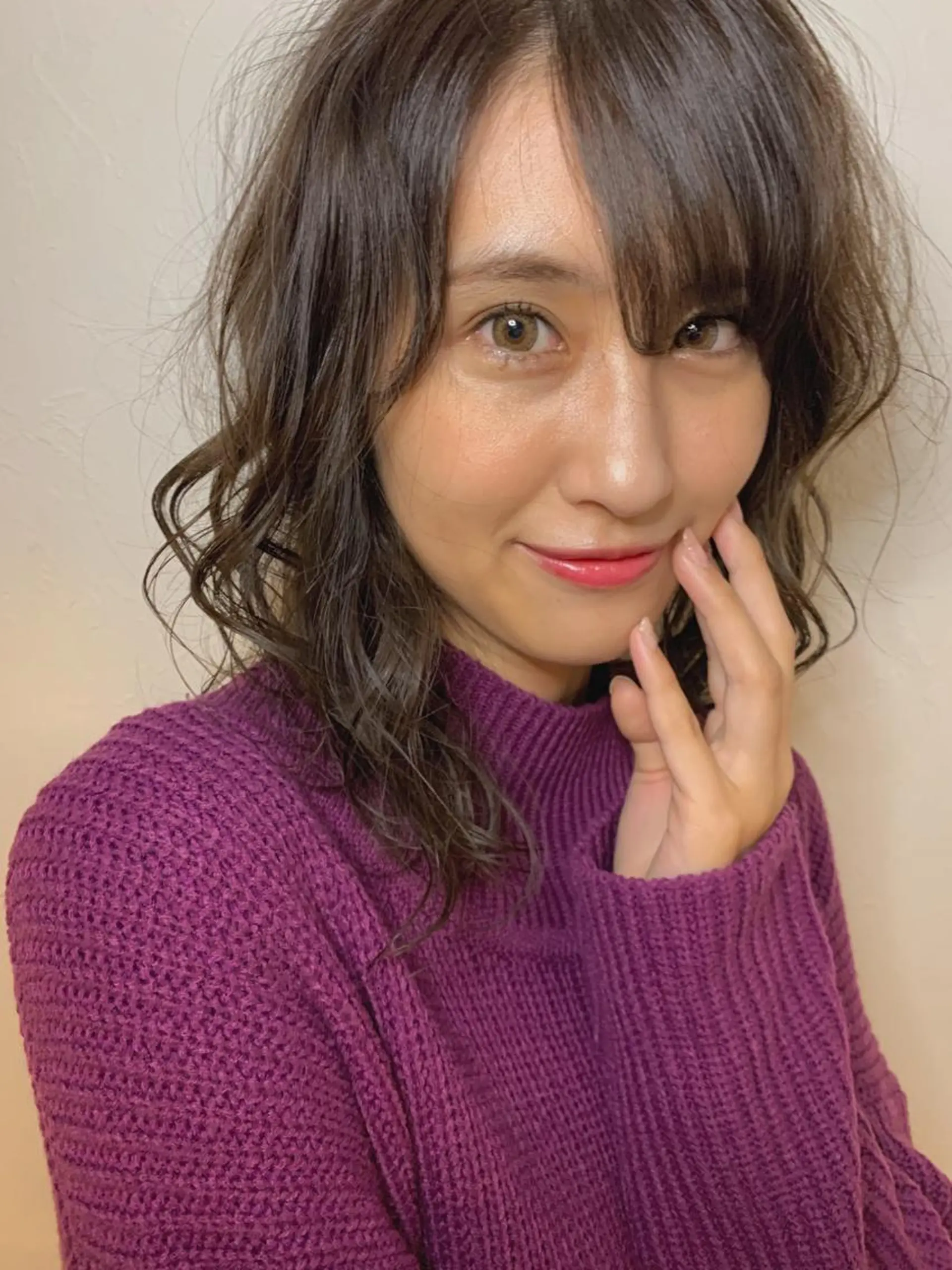 ミディアム カラー アッシュ ベージュカラー 外国人風カラー ヘアカラー m ā l o.🌷 サカモトマイコのヘアスタイル