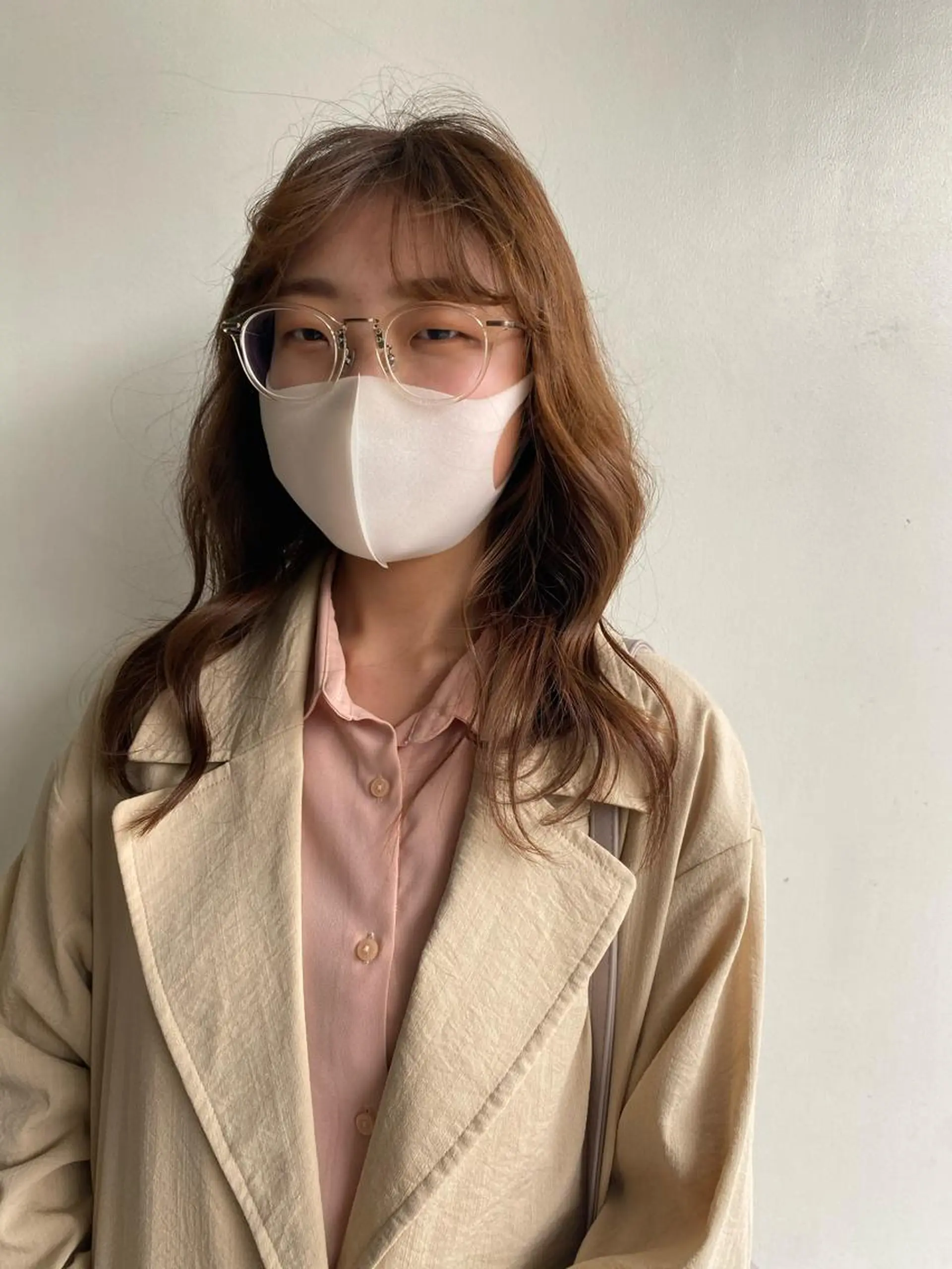 セミロング カラー ブリーチ 透明感カラー ブリーチなしカラー les baladins du miroir所属・🍃YURI 🍃のヘアスタイル