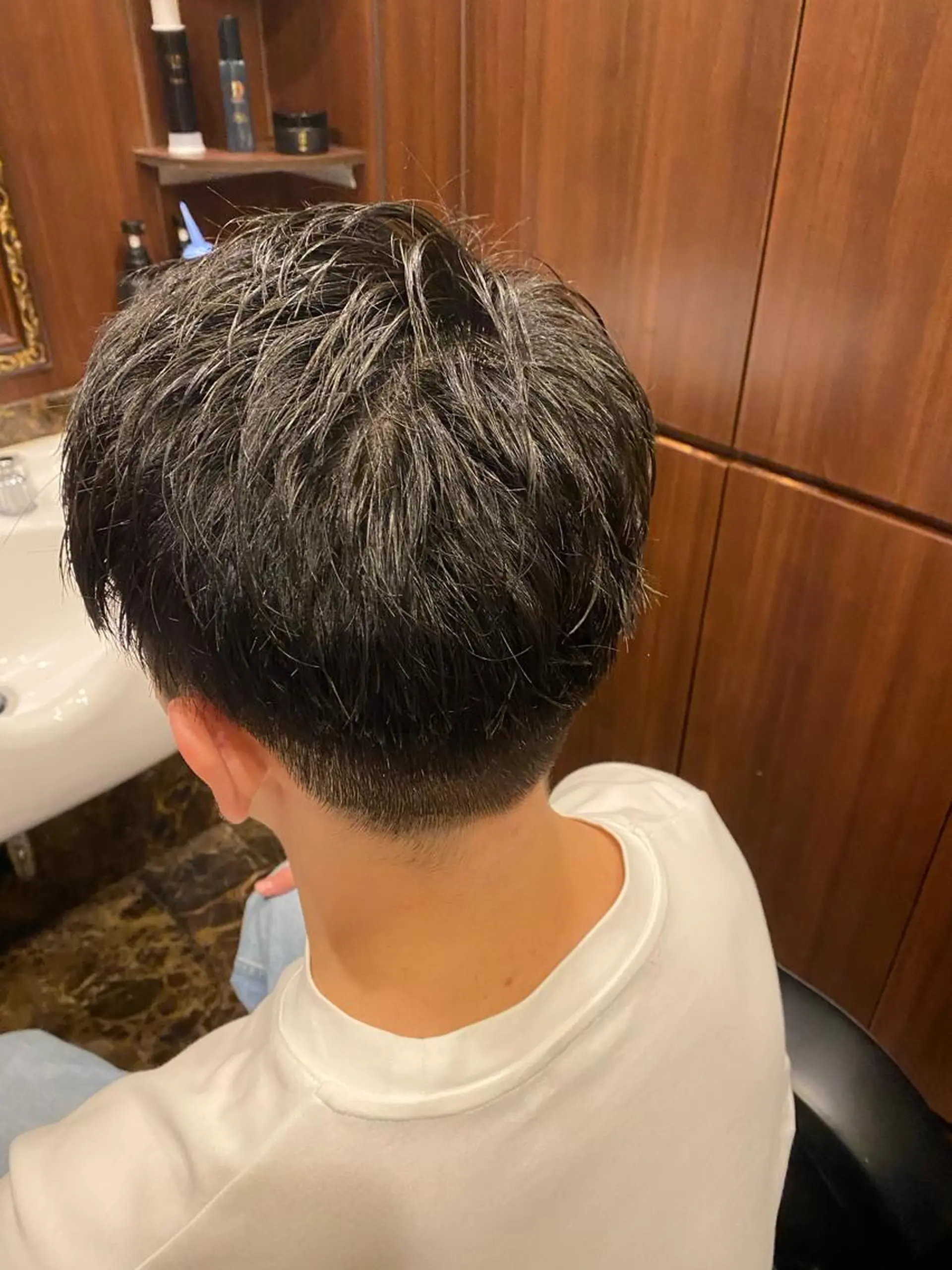 ミディアム メンズ ヒロ銀座ヘアーサロン池袋 サンシャイン通り店所属・カットモデル 募集/松本大岐のヘアスタイル