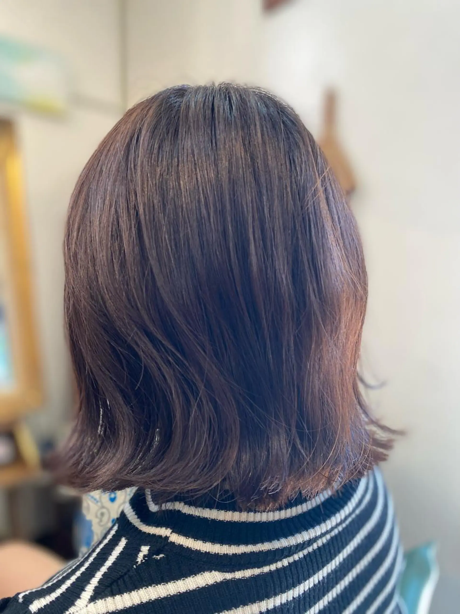 ミディアム カラー カット ヘアカラー 古西 康裕のヘアスタイル