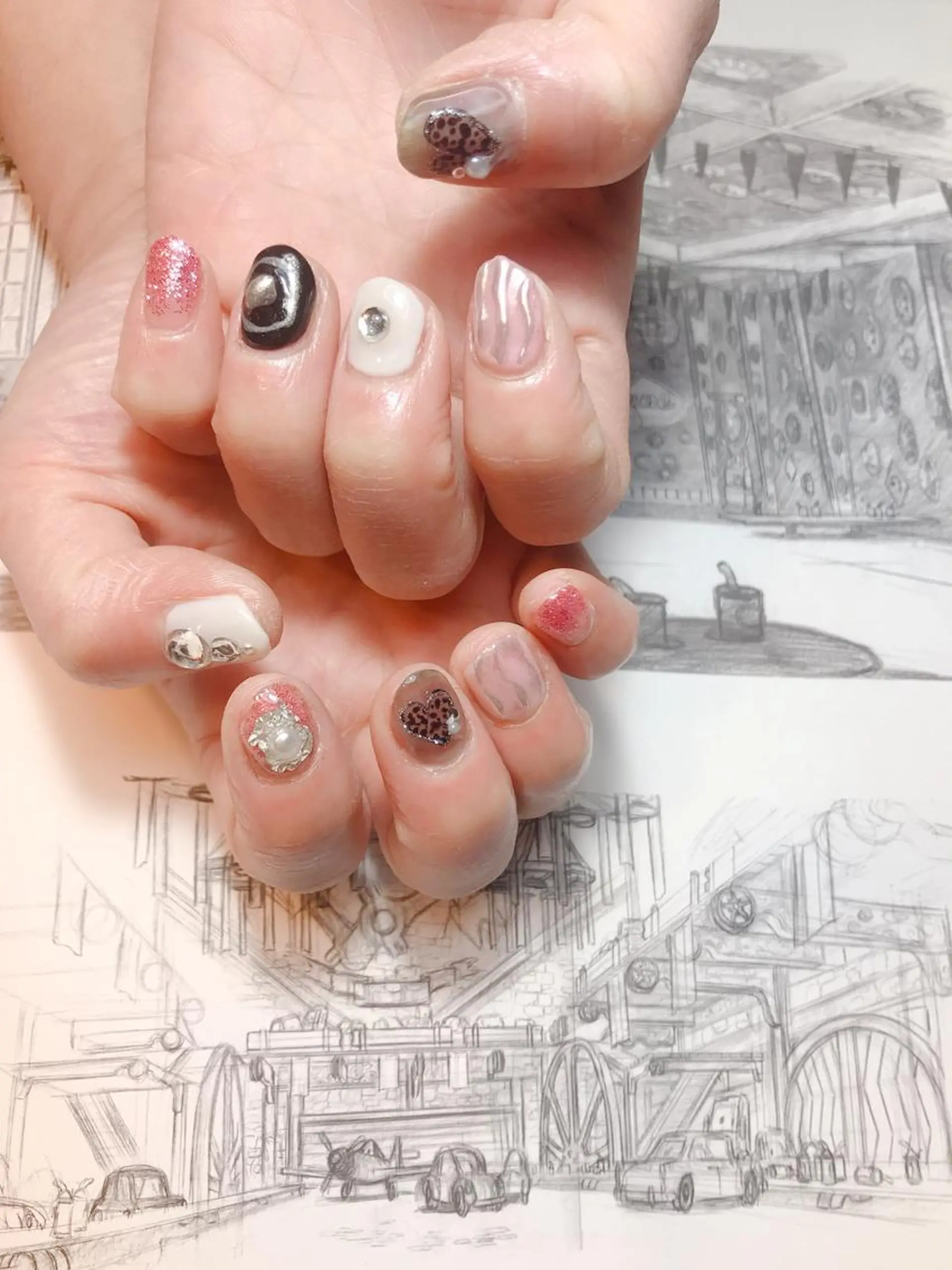 ネイル ニュアンスネイル owlnail /持込みデザイン専門のネイルデザイン