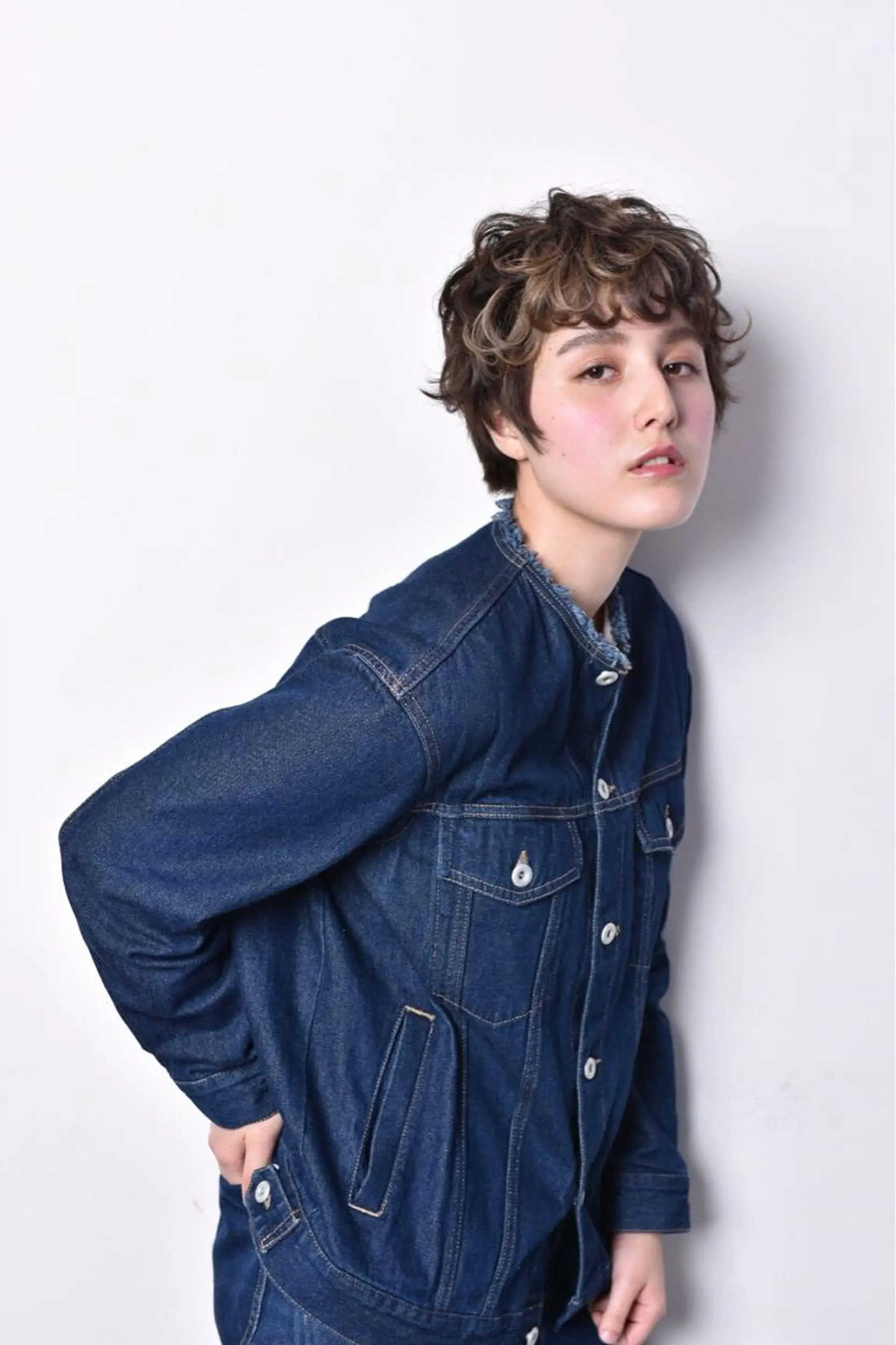 ショート パーマ カット 柳澤 将大のヘアスタイル