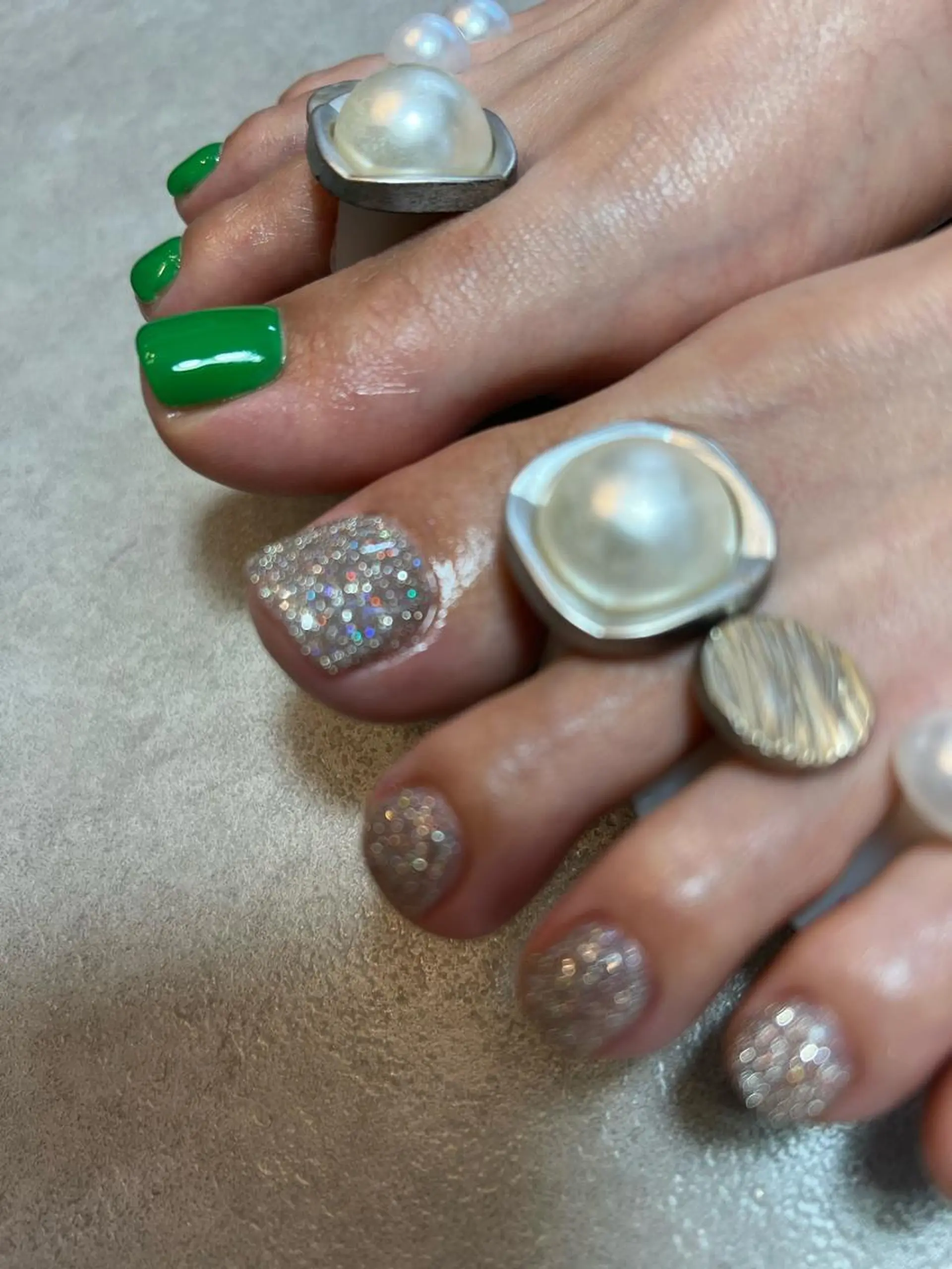 ネイル フラッシュネイル ラメ(グリッター) ワンカラーネイル Nail Salon&School REPLENDA所属・REPLENDA/ azusa(石井梓)のネイルデザイン