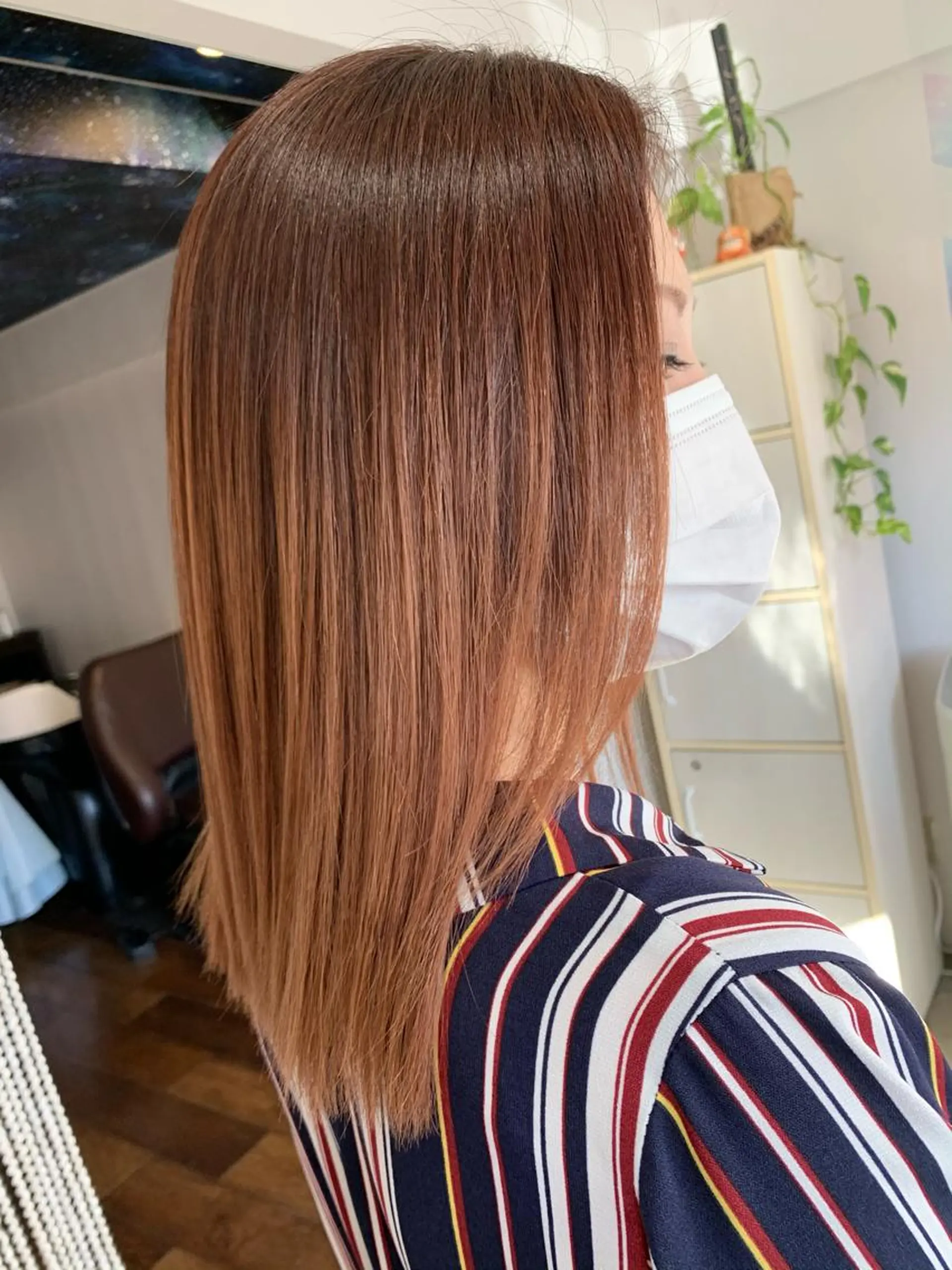 セミロング カット 縮毛矯正 Welila by haku所属・Yuuki ウェリラバイハクのヘアスタイル