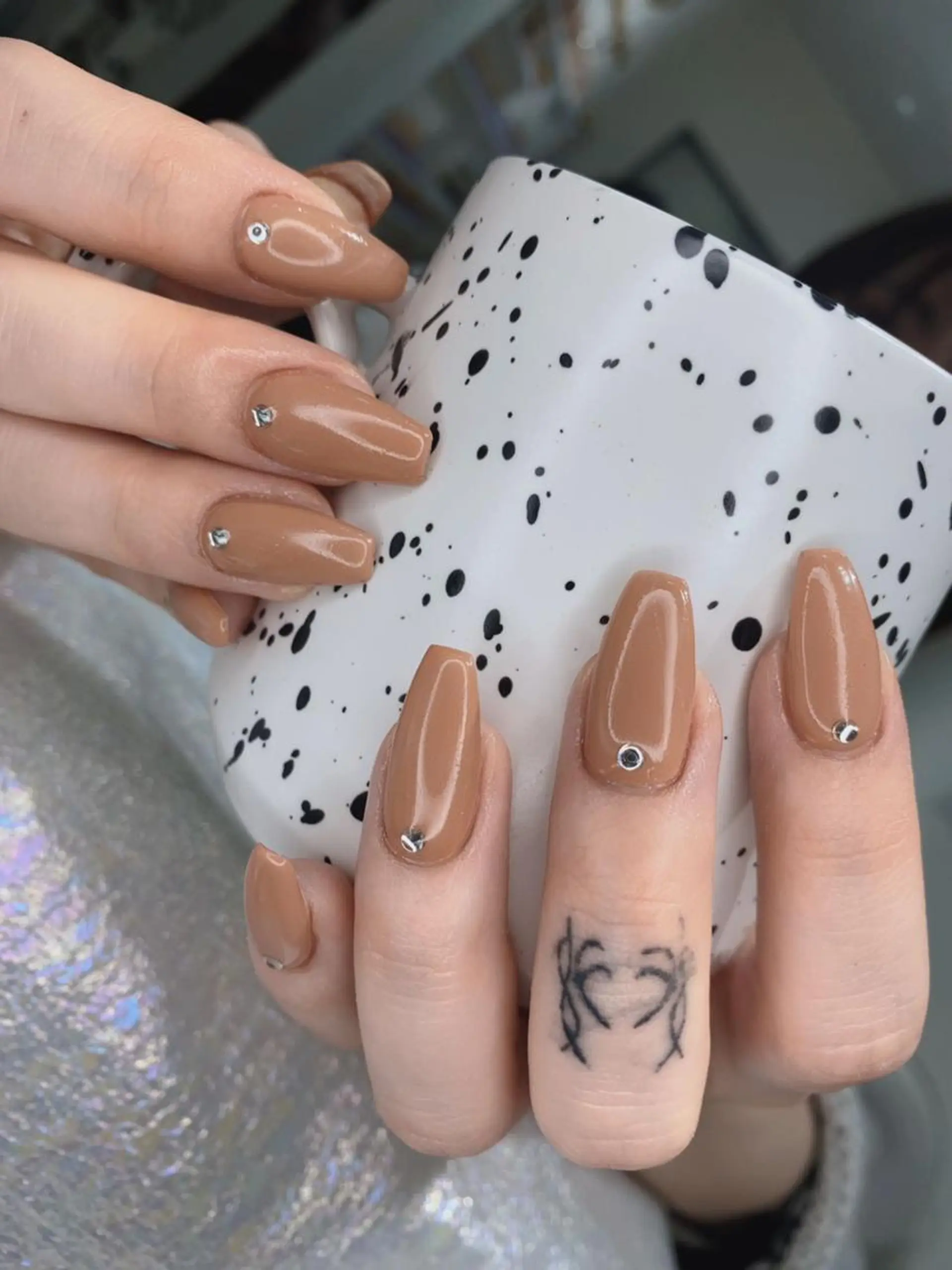 ネイル メンズネイル ワンカラーネイル Queens PUPUのネイルデザイン