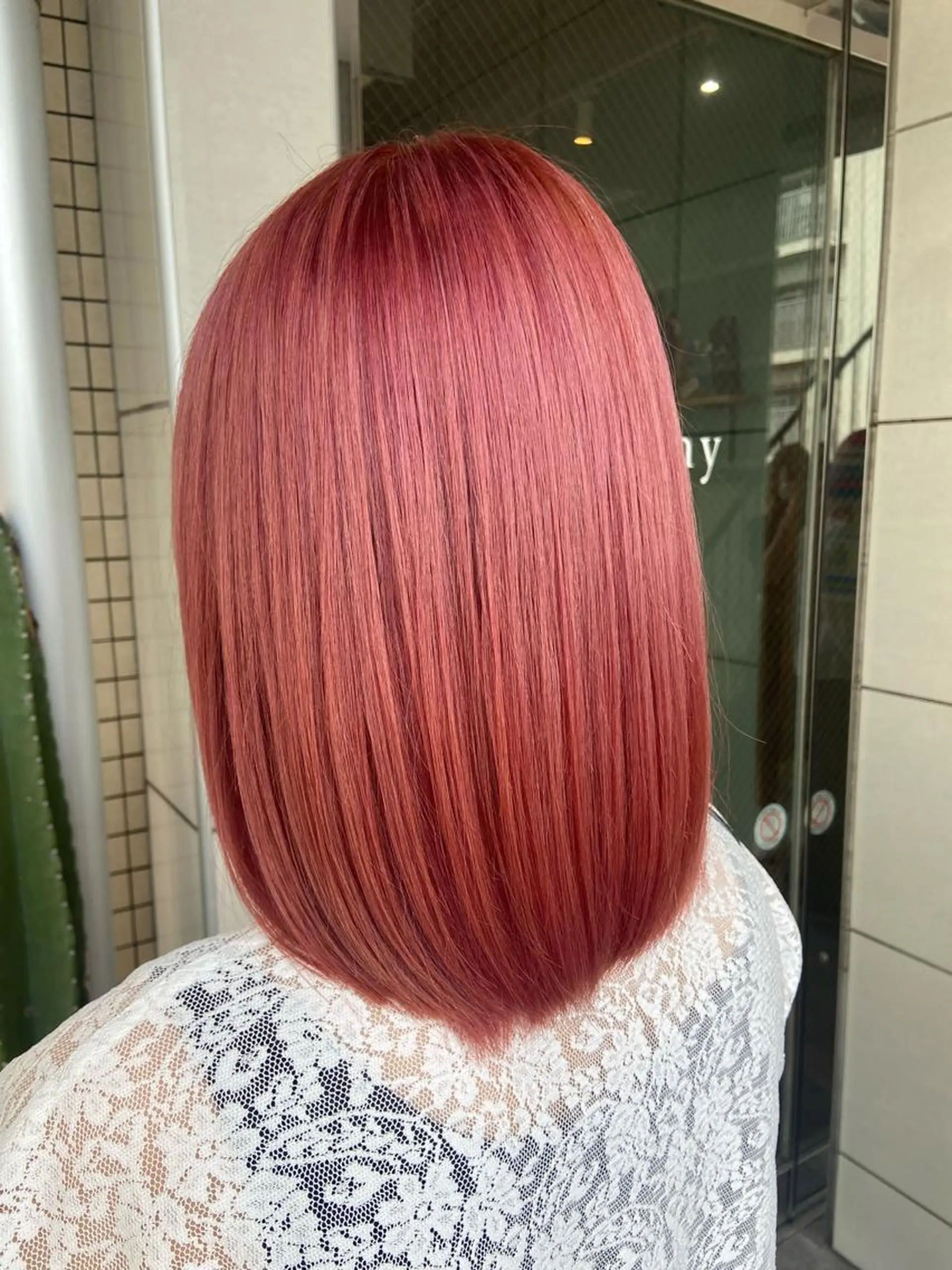 ミディアム カラー ヘアカラー トリートメント 🧸プルエクステ❤︎ ネイルKAO🧸のヘアスタイル