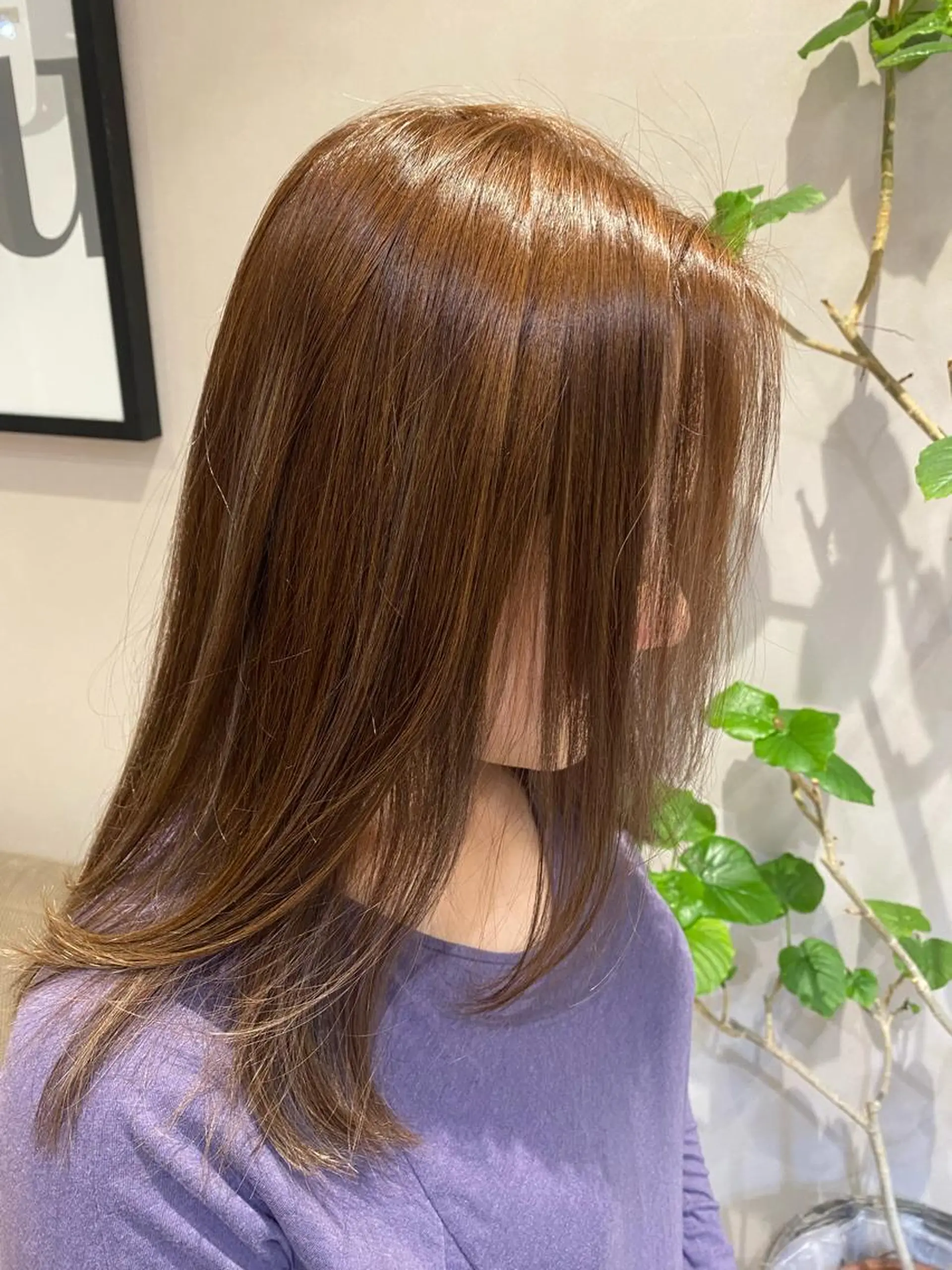 ロング Misaki ║ツヤカラーのヘアスタイル