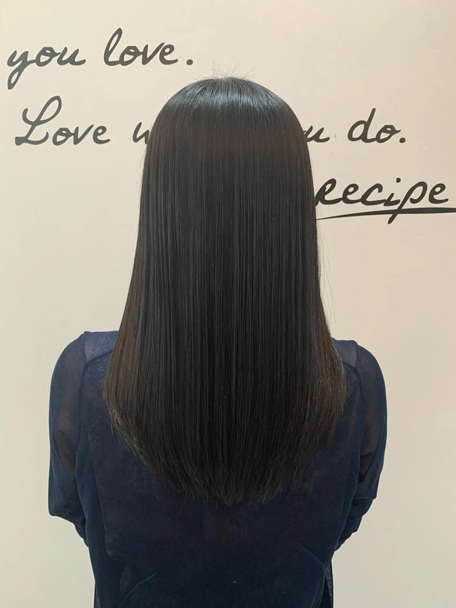 セミロング パーマ トリートメント 中村 優太のヘアスタイル