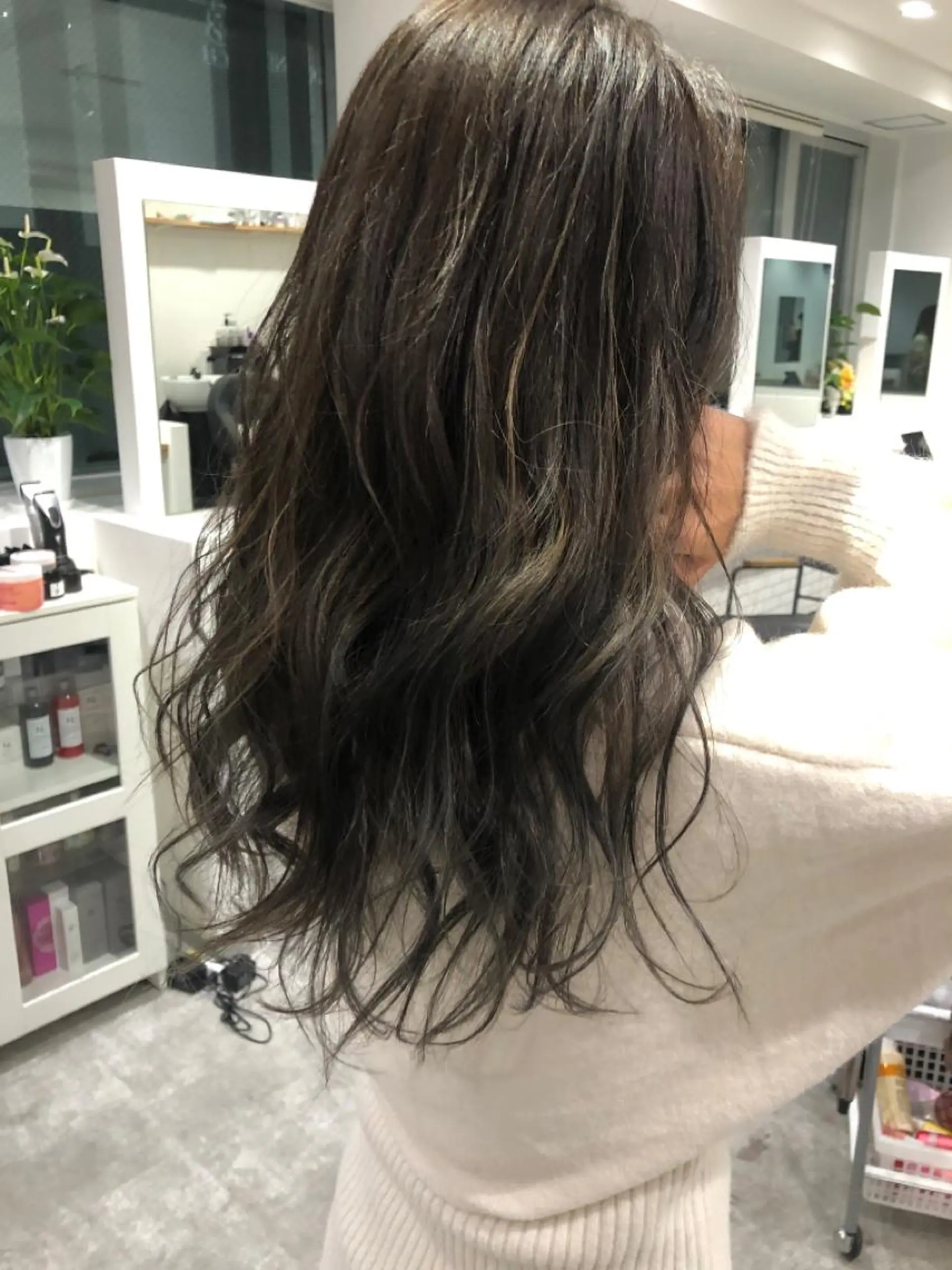 ミディアム カラー ハイライトカラー ハイライト カット ヘアカラー トリートメント JILBLAN京都 ショート/ハイライトのヘアスタイル